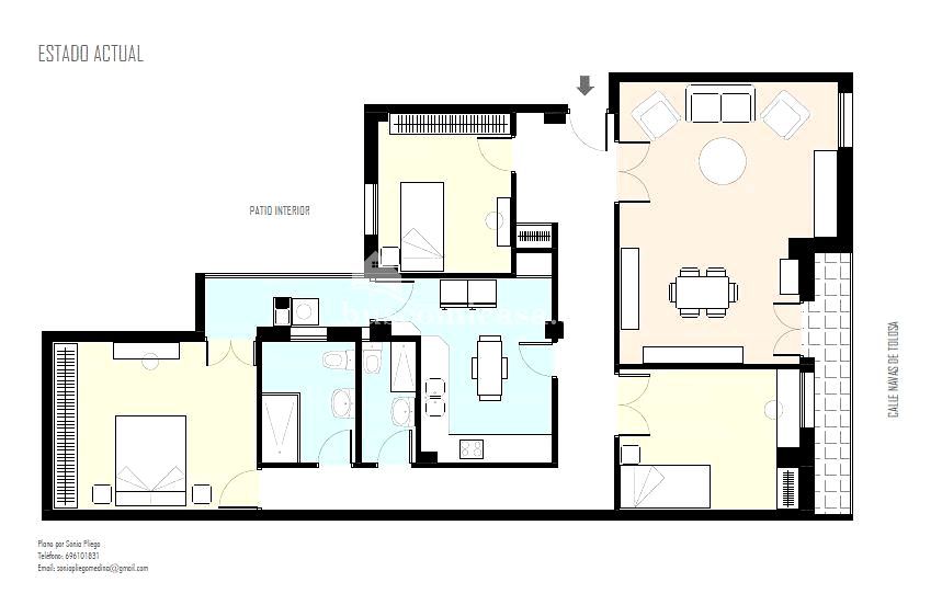 Flat for sale in  Jaén Capital  with Air Conditioner, Heating and Parquet flooring