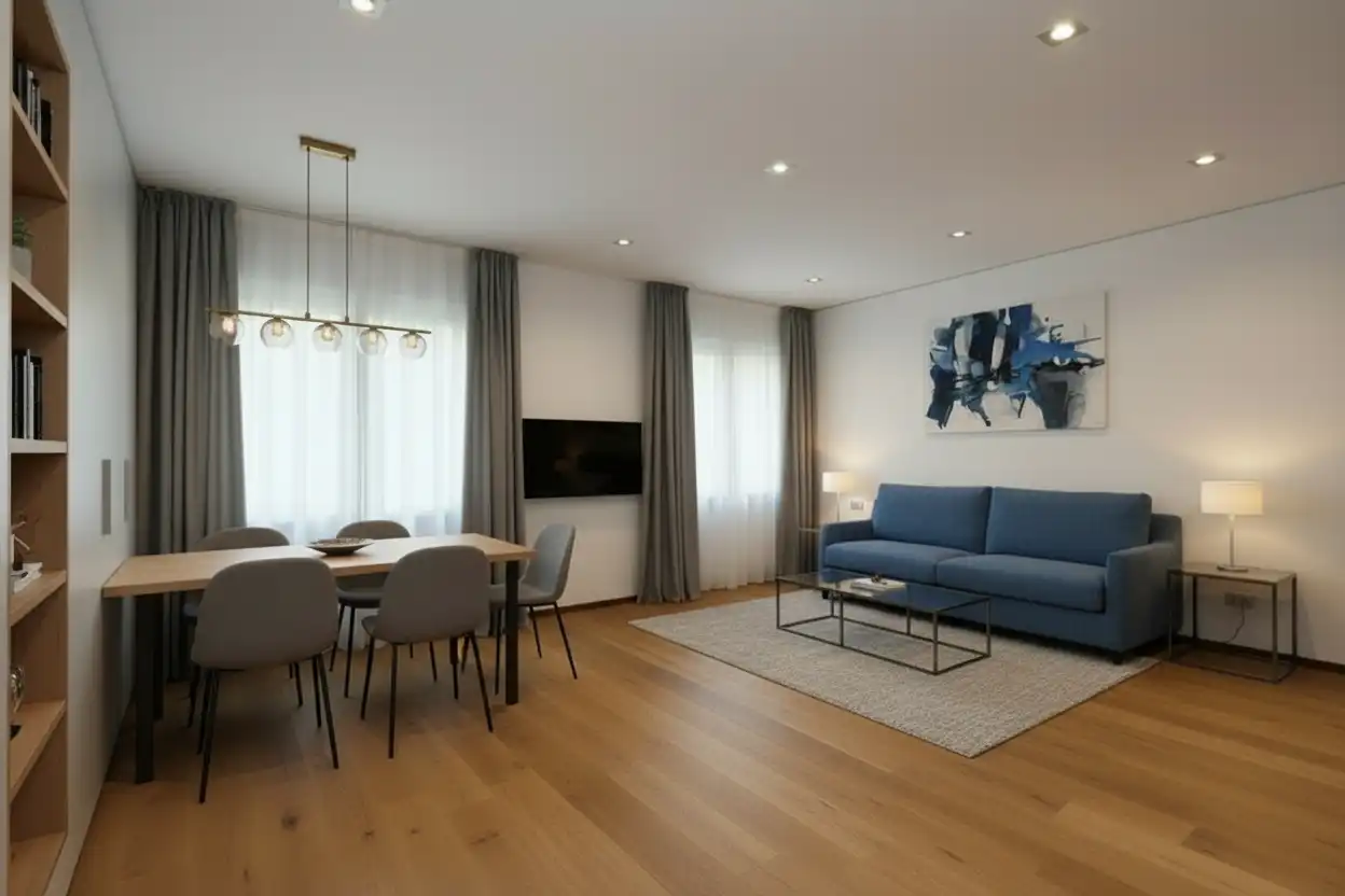 Sala d'estar de Pis en venda en L'Hospitalet de Llobregat amb Terrassa