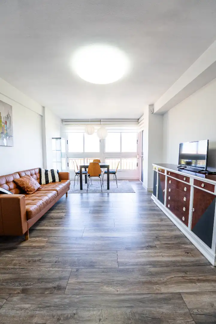 Sala de estar de Piso en venta en Tarragona con Parquet, Terraza y Amueblado