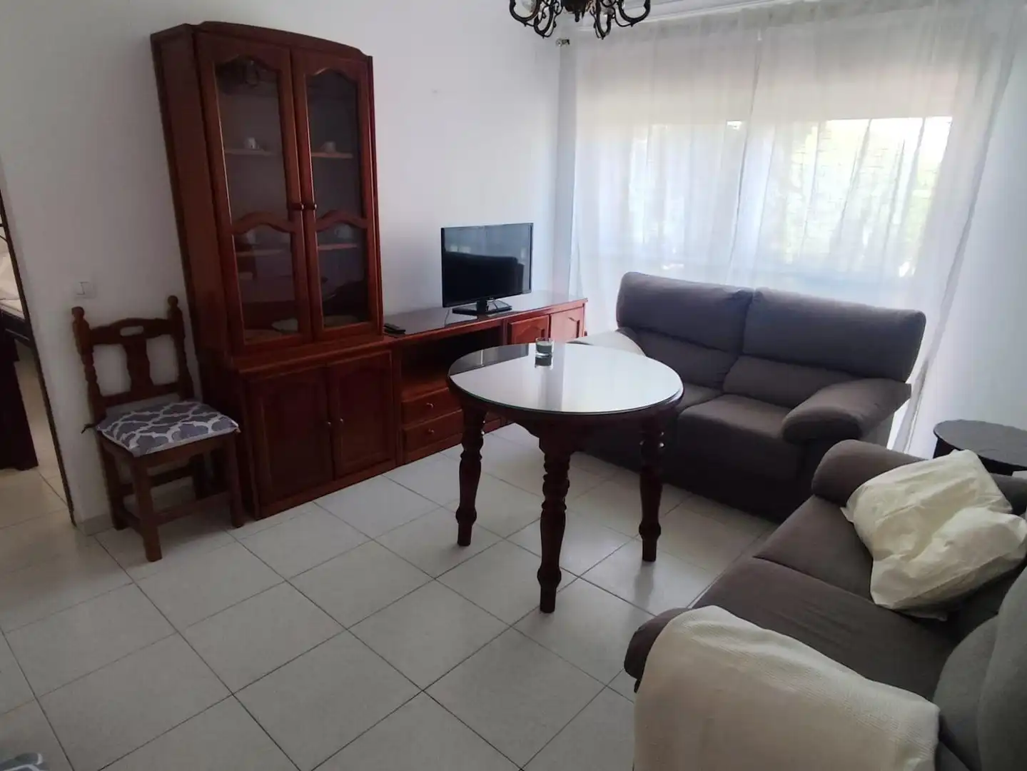 Sala de estar de Piso de alquiler en Sevilla con Aire acondicionado, Calefacción y Amueblado