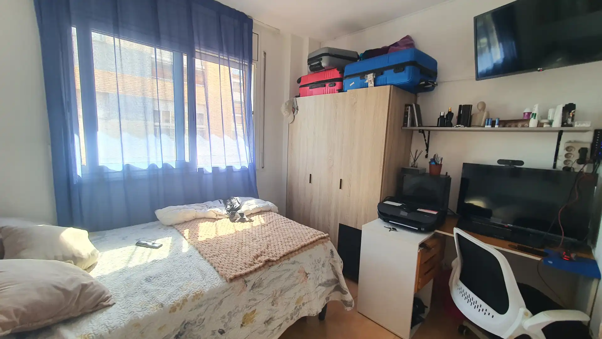 Schlafzimmer von Wohnung zum Verkauf in Sant Celoni mit Klimaanlage, Heizung und Privatgarten