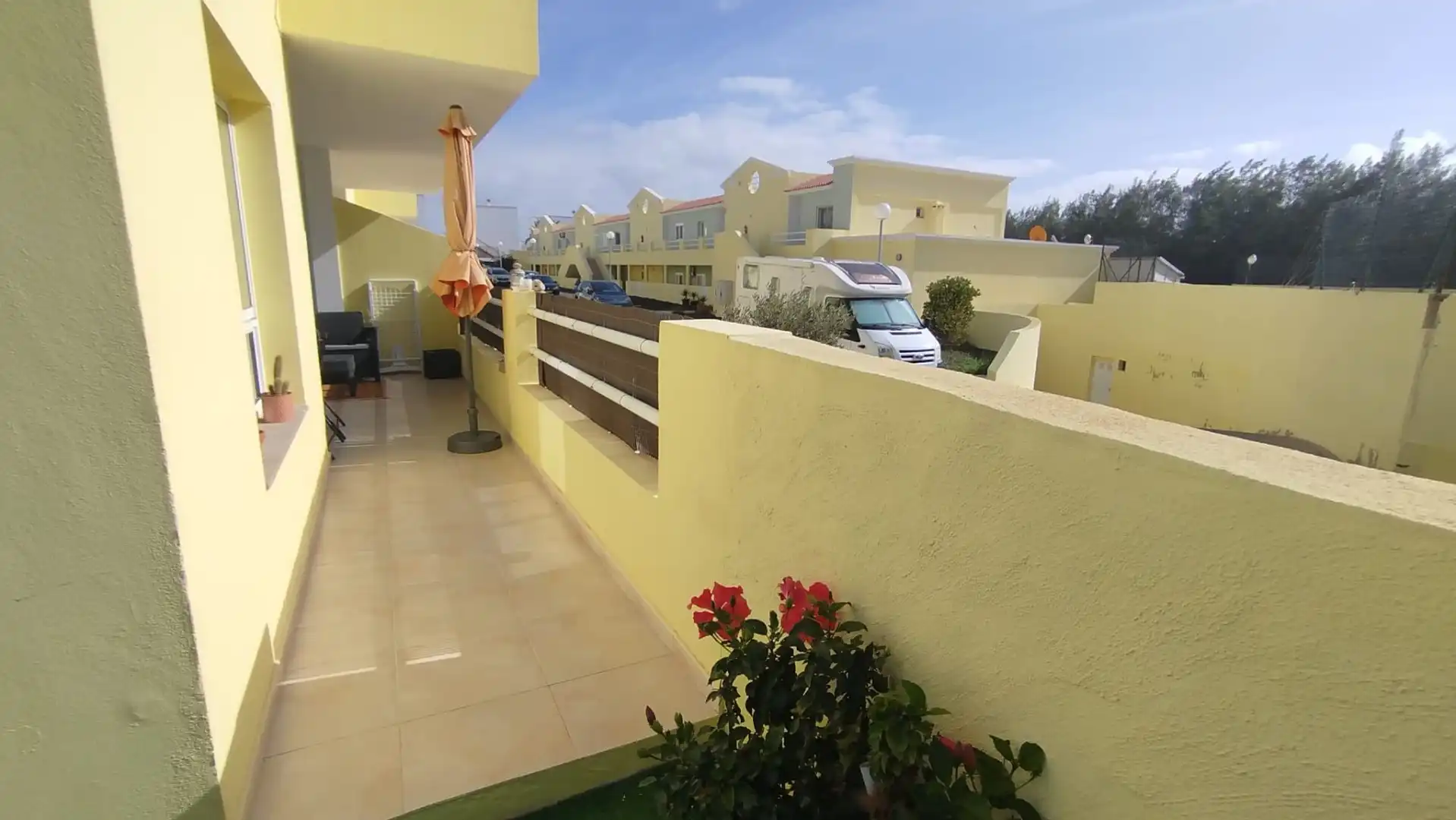 Terrace of Flat for sale in Pájara  with Private garden, Terrace and Community pool