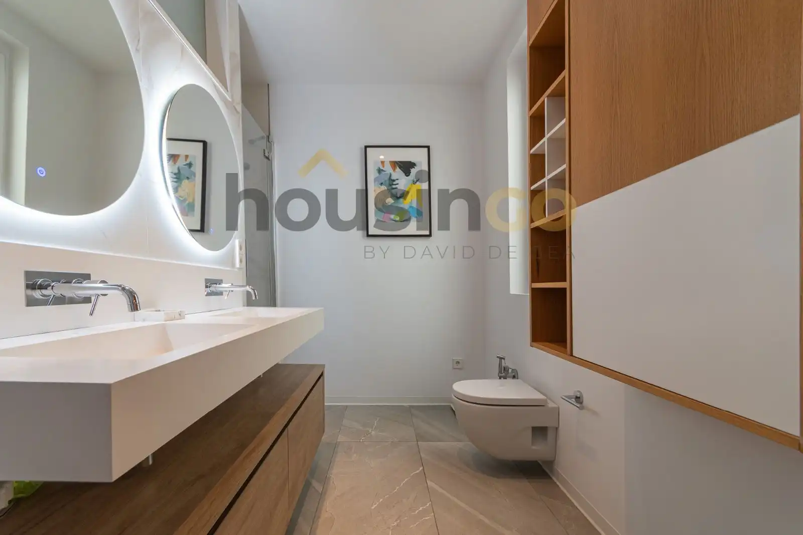 Badezimmer von Wohnung zur Miete in Madrid mit Klimaanlage, Heizung und Abstellraum