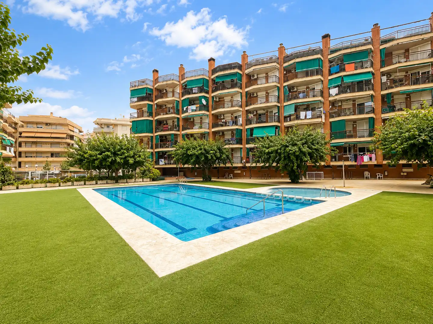 Swimming pool of Flat for sale in Vila-seca  with Terrace and Furnished