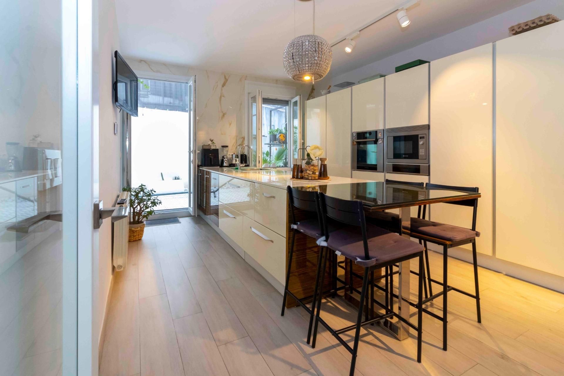 Cocina de Casa o chalet en venta en Badajoz Capital con Aire acondicionado, Calefacción y Balcón