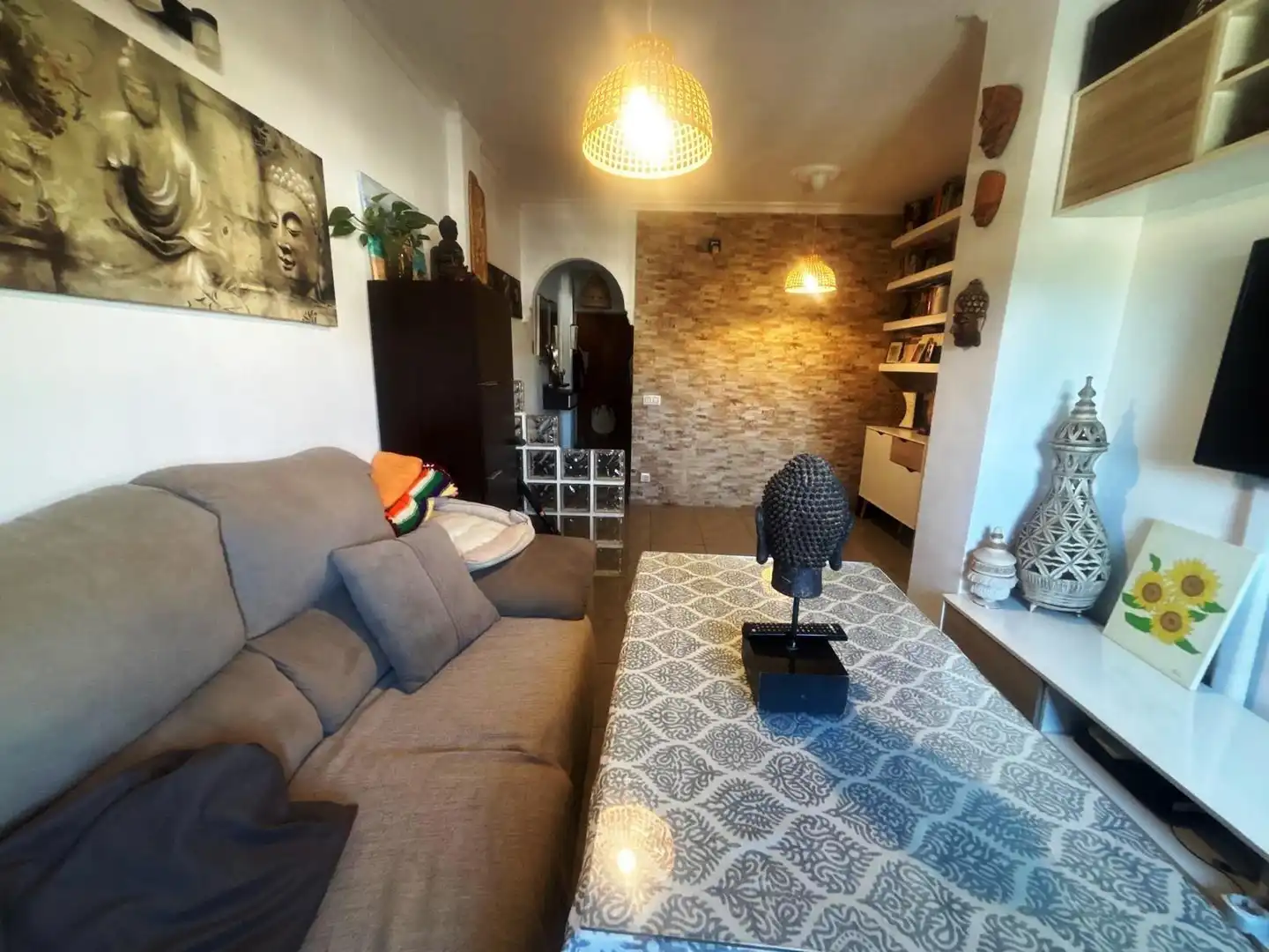 Wohnzimmer von Wohnung zum Verkauf in Gines mit Klimaanlage und Gemeinschaftspool