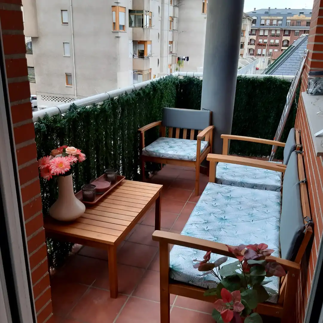 Terrace of Flat for sale in Colindres  with Heating, Terrace and Furnished