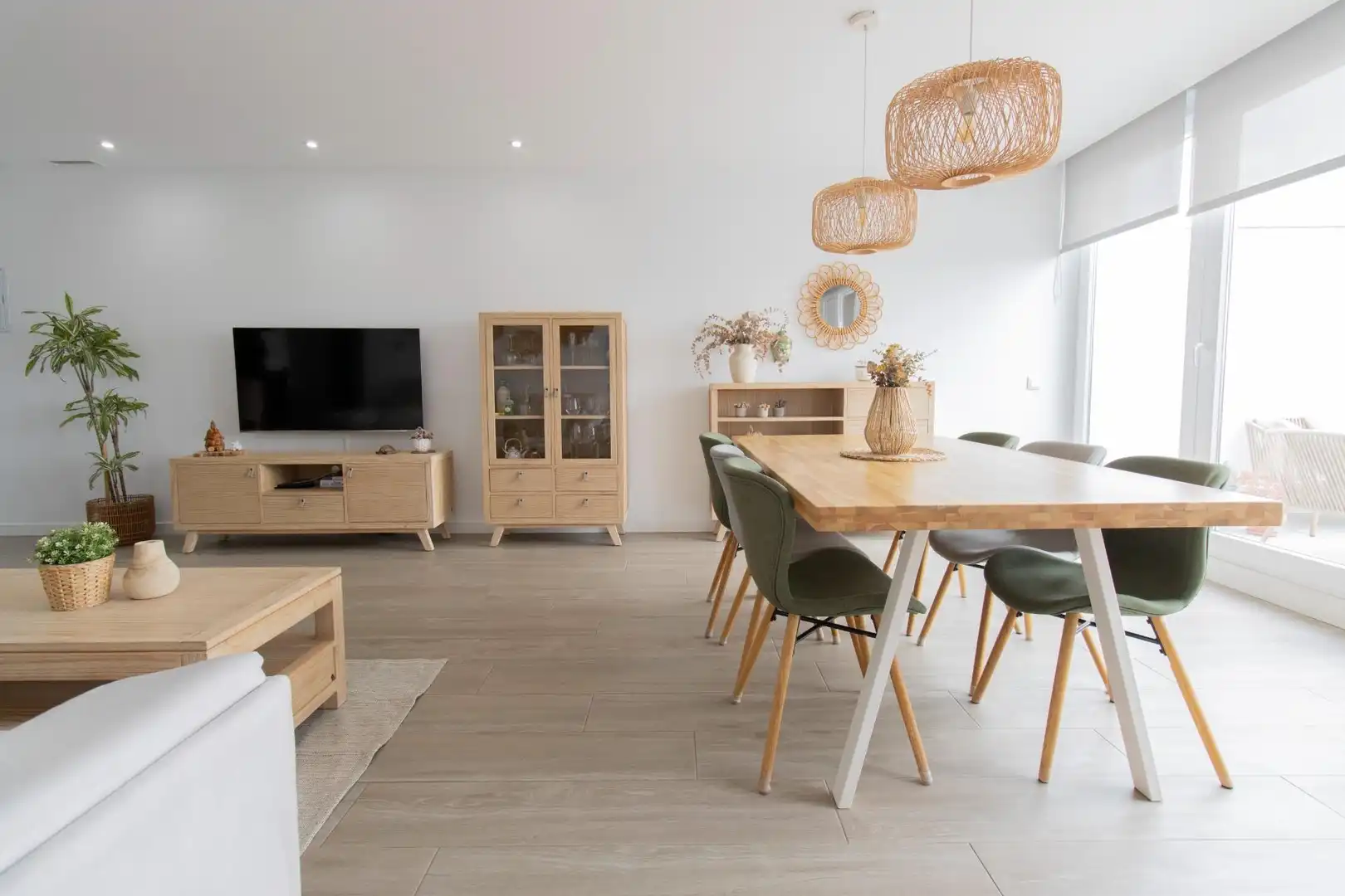 Dining room of Attic for sale in Rafelbuñol / Rafelbunyol  with Air Conditioner, Terrace and Storage room