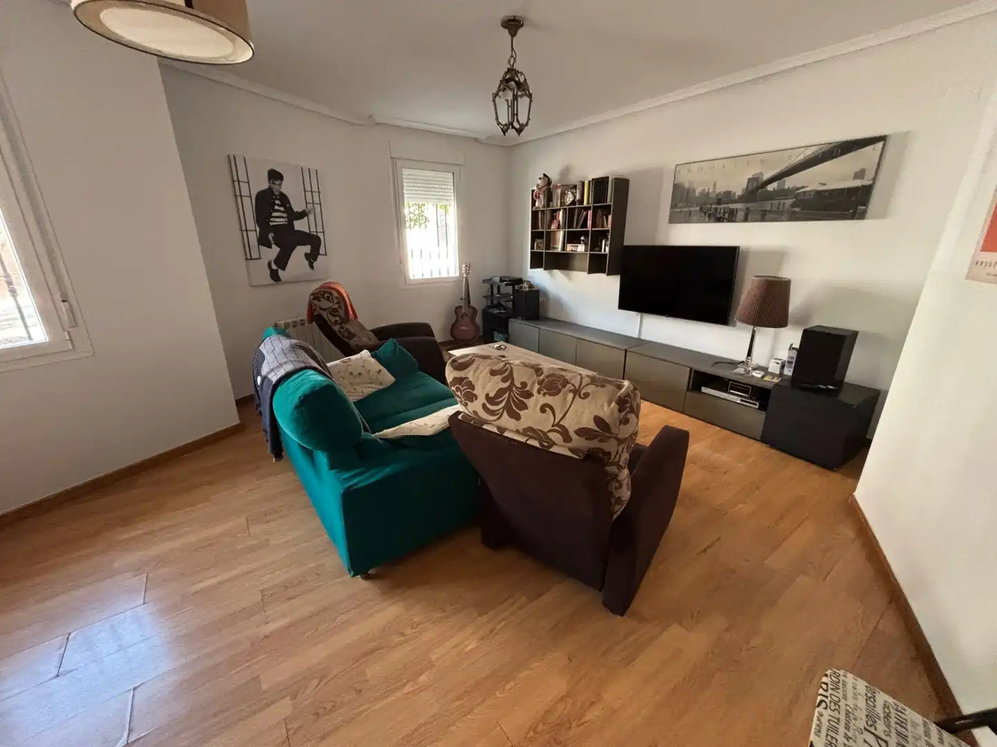 Sala de estar de Piso en venta en Azuqueca de Henares con Calefacción, Amueblado y Horno
