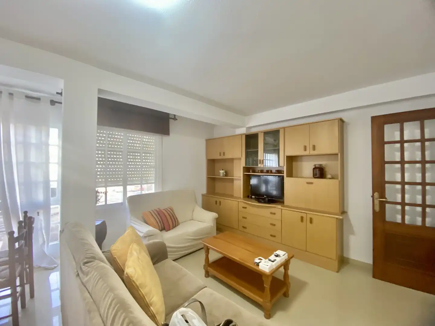Sala de estar de Dúplex de alquiler en O Grove   con Amueblado, Horno y Lavadora