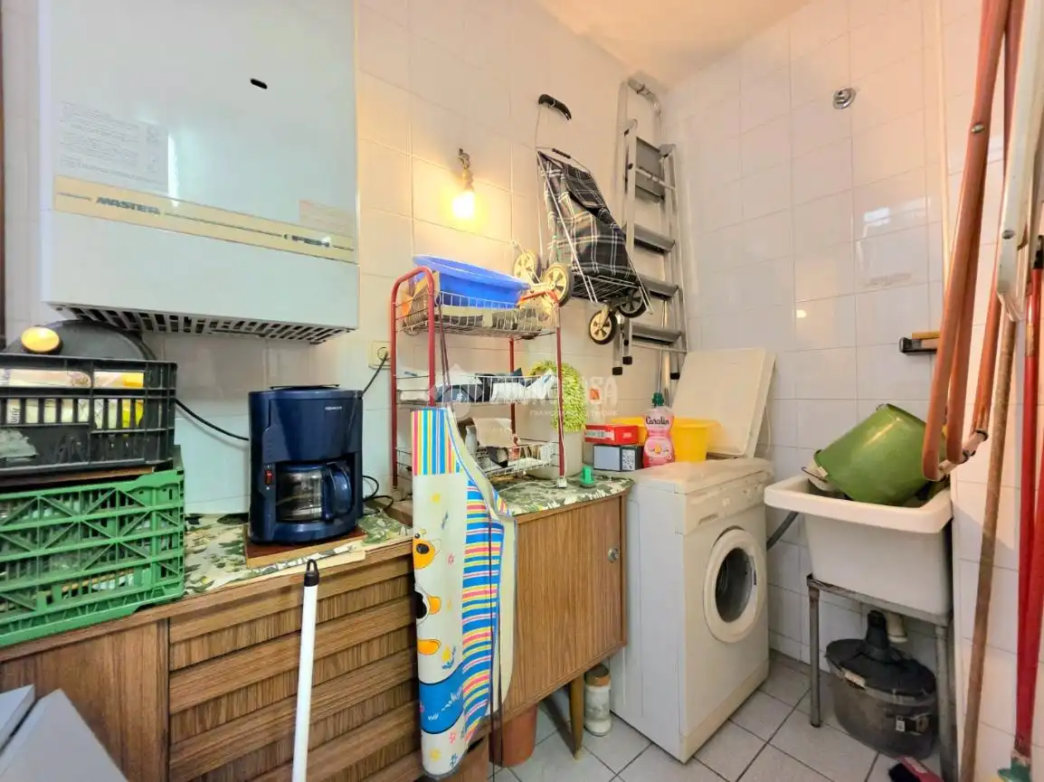 Küche von Wohnung zum Verkauf in Santa Coloma de Gramenet mit Möbliert und Balkon