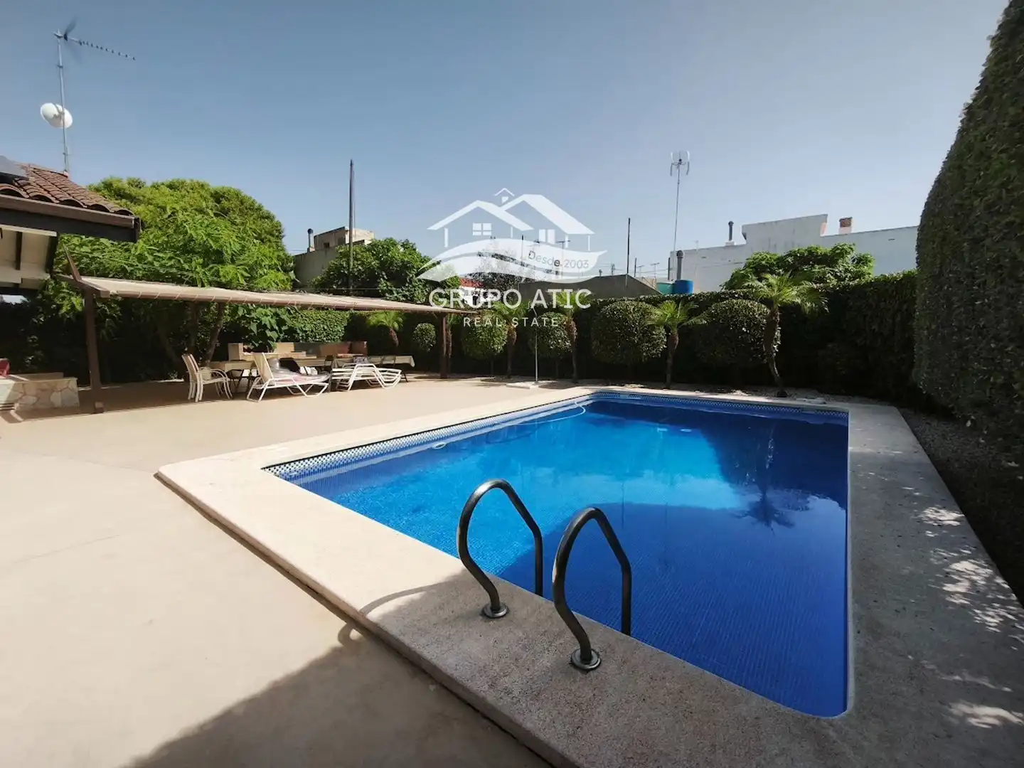 Piscina de Casa o chalet en venta en Burriana / Borriana con Aire acondicionado, Calefacción y Jardín privado