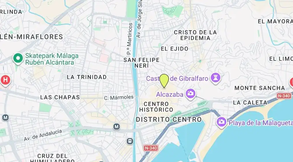Vista exterior de Piso en venta en Málaga con Aire acondicionado, Calefacción y Parquet