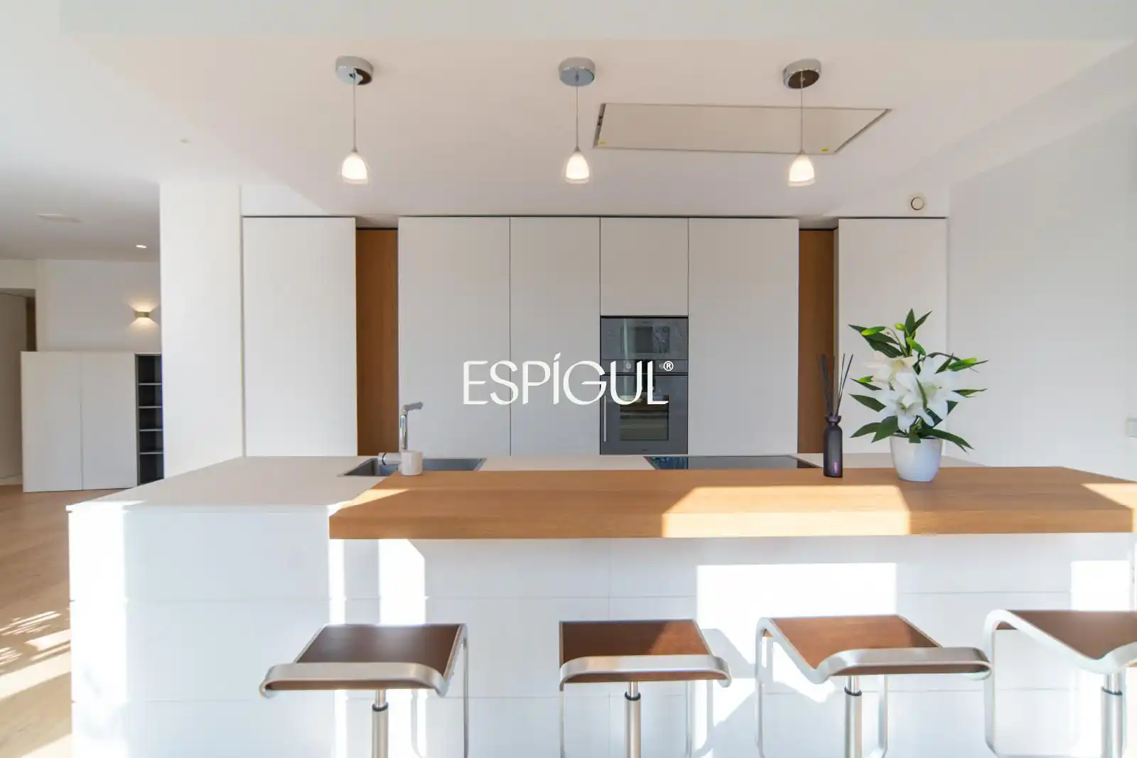 Cuina de Pis en venda en Girona amb Aire condicionat, Calefacció i Parquet