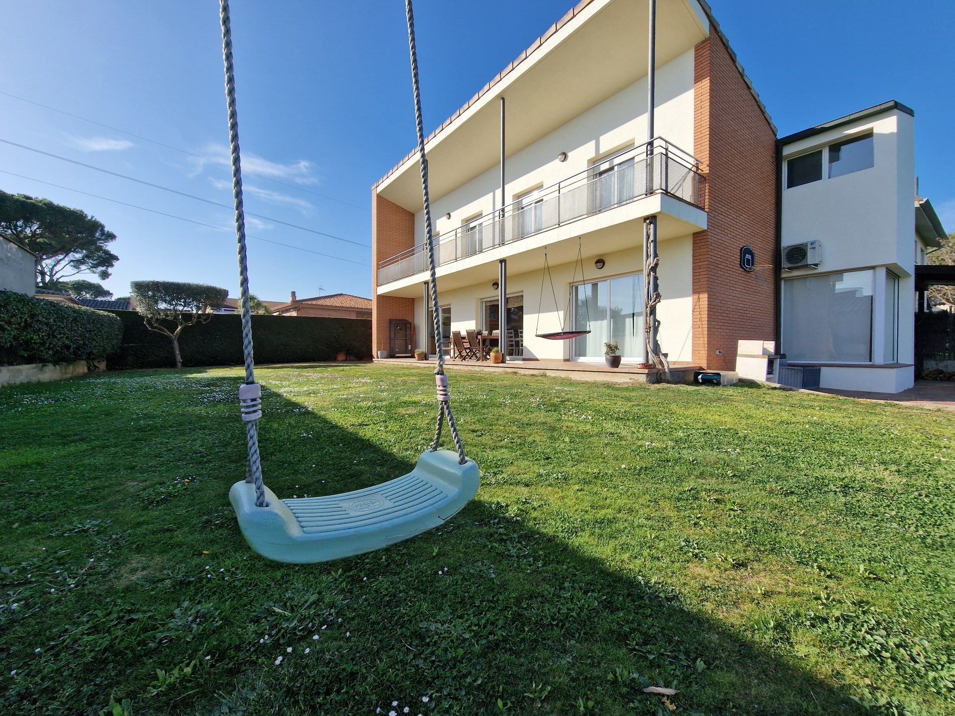 Jardí de Casa o xalet de lloguer en Riudellots de la Selva amb Aire condicionat, Calefacció i Terrassa