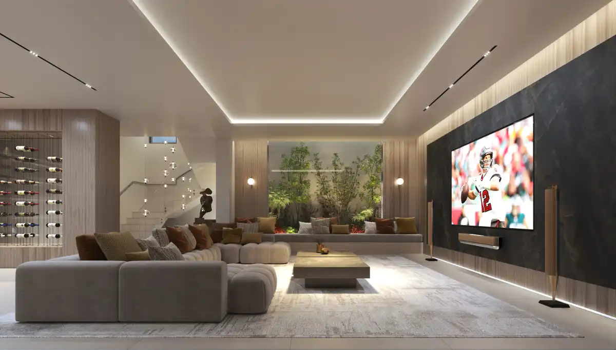 Sala de estar de Casa adosada en venta en Marbella con Terraza, Trastero y Alarma