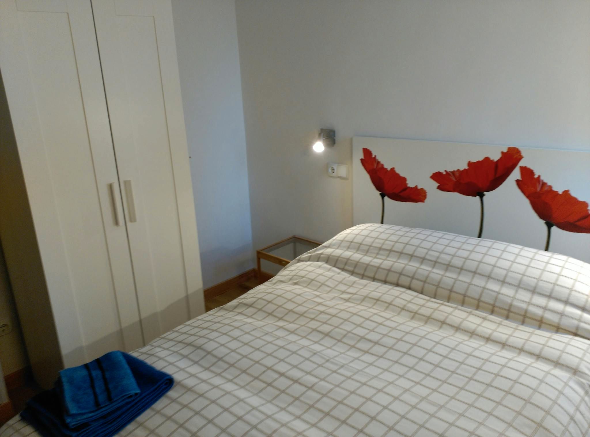 Bedroom of Flat for rent in  Madrid Capital  with Air Conditioner, Heating and Furnished