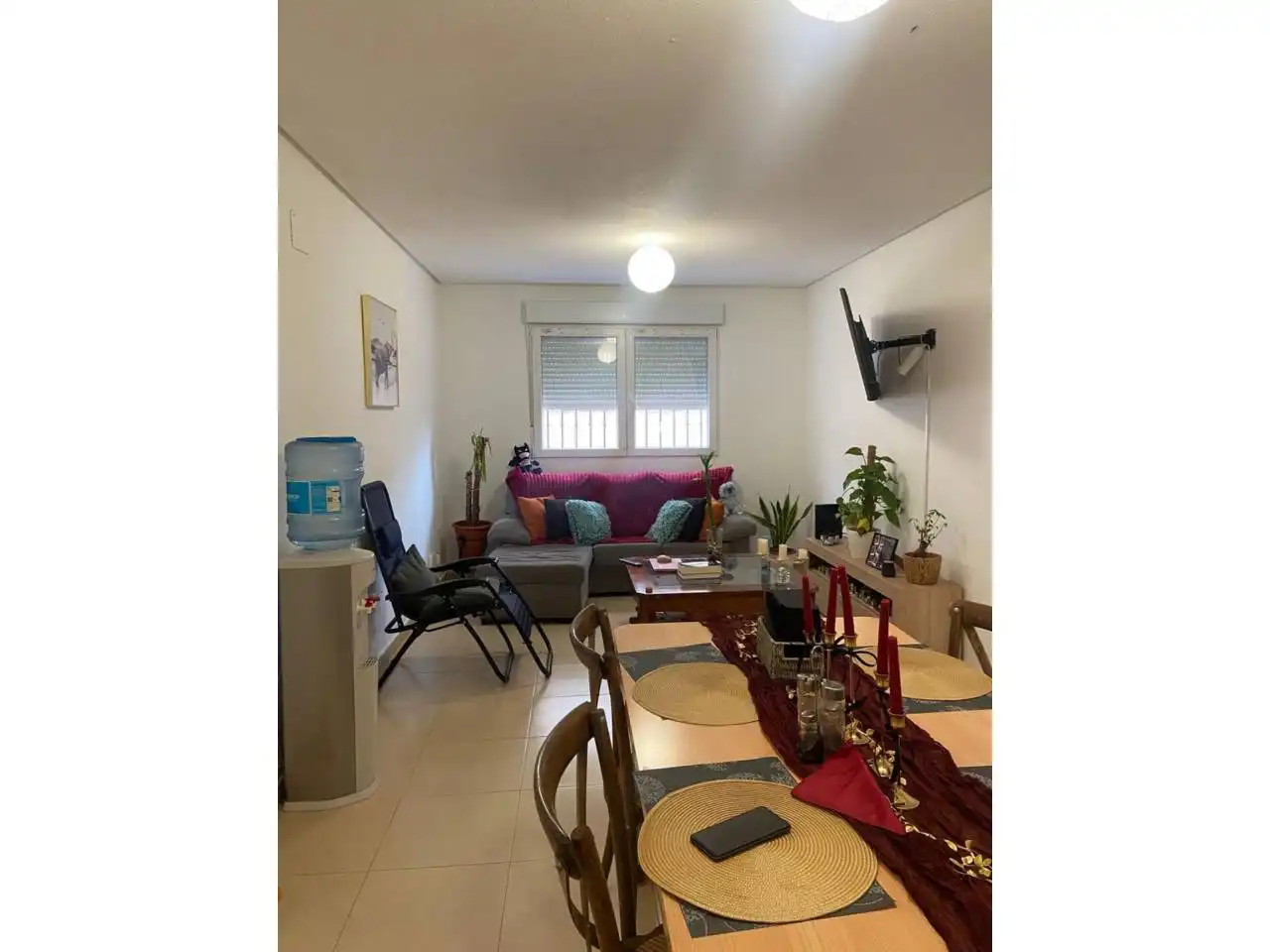 Sala de estar de Piso en venta en Ocaña con Calefacción, Trastero y Amueblado