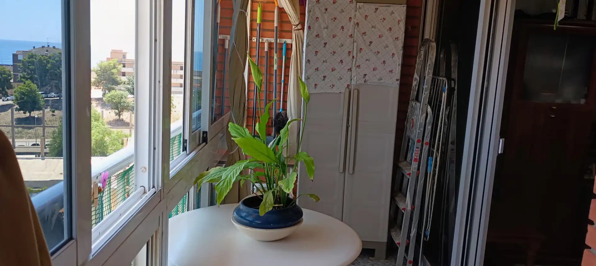 Terraza de Apartamento en venta en Mazarrón con Calefacción, Amueblado y Horno