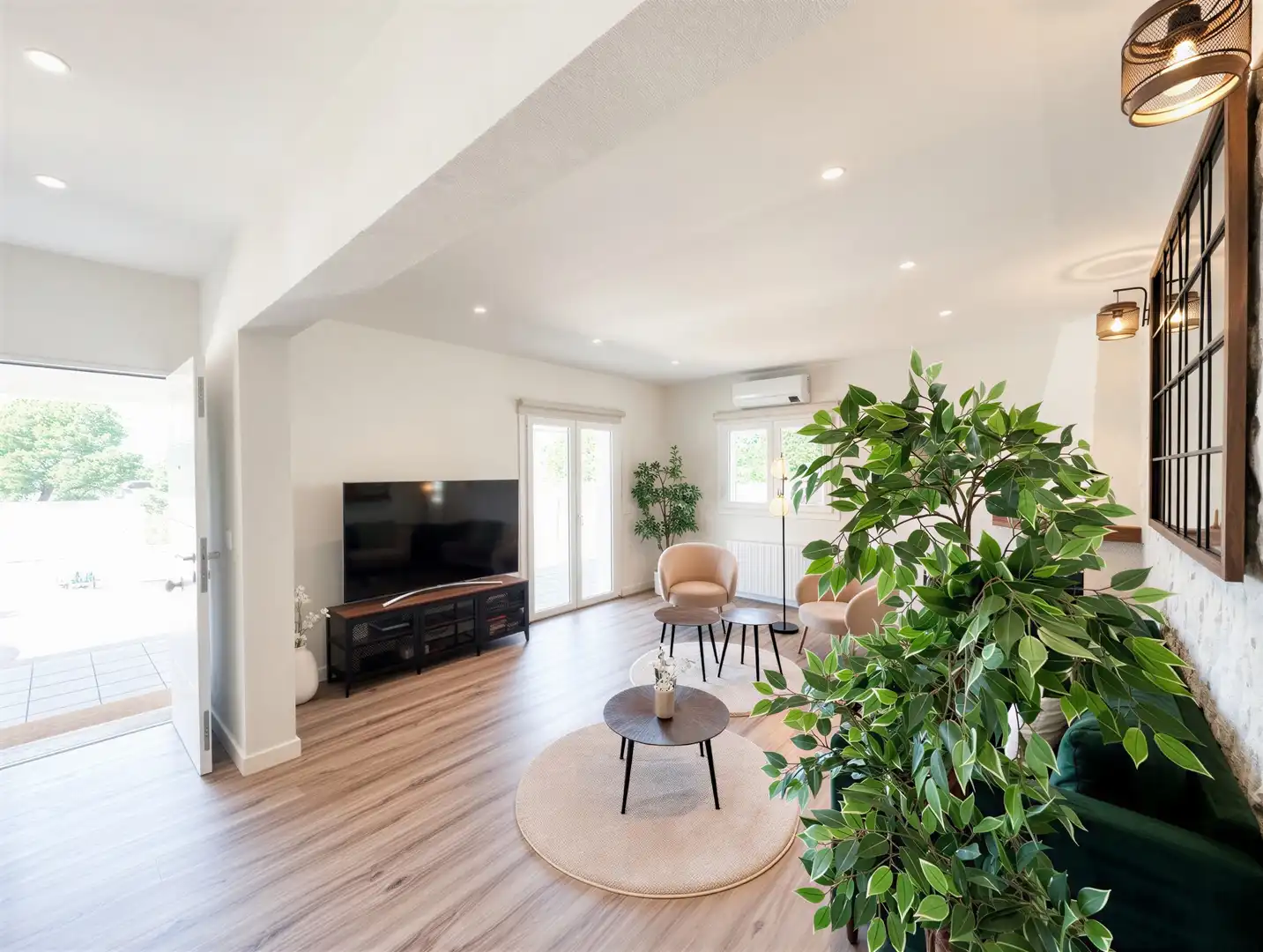 Wohnzimmer von Country house zum Verkauf in Llucmajor mit Klimaanlage, Abstellraum und Schwimmbad