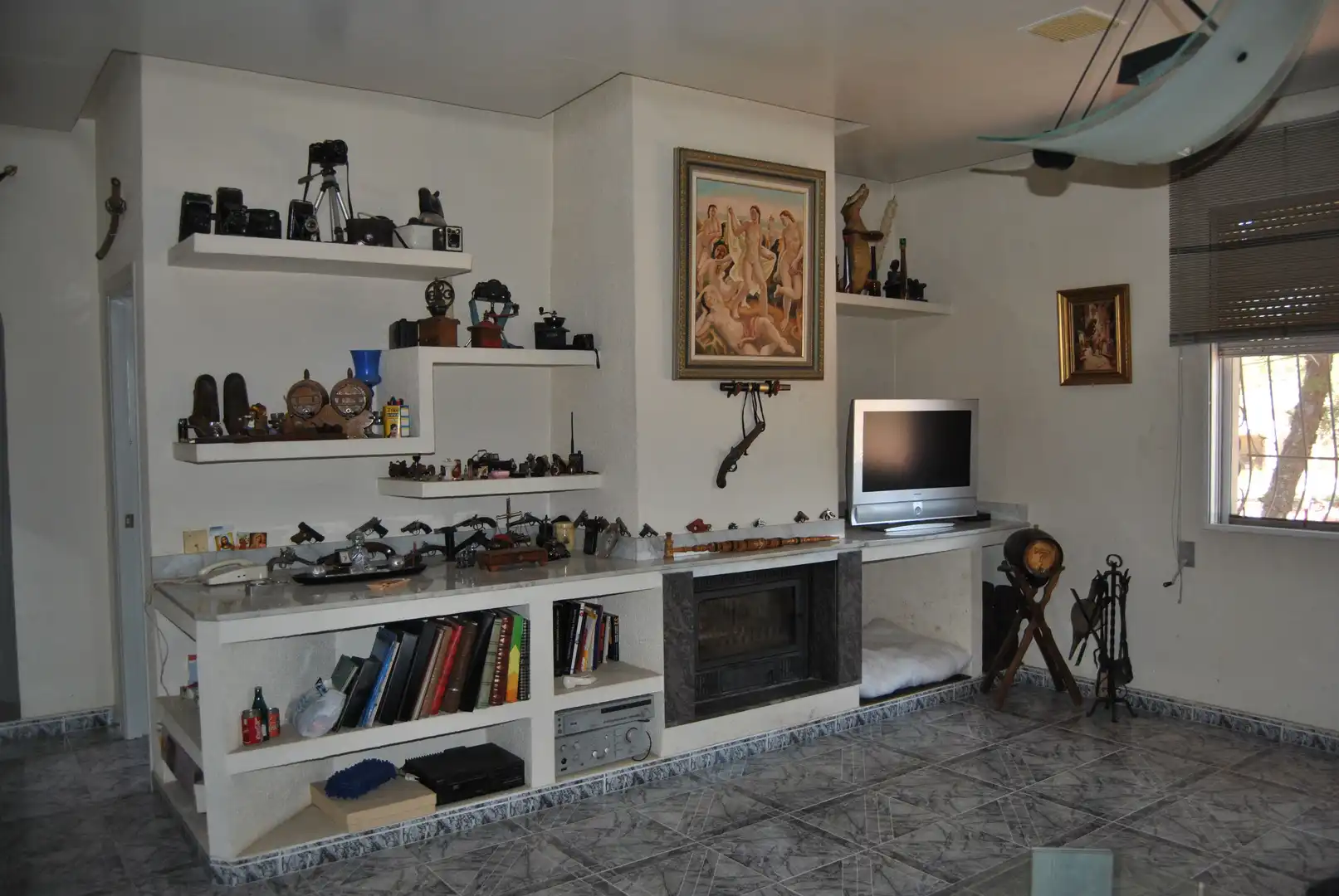 Sala de estar de Casa o chalet en venta en San Vicente del Raspeig / Sant Vicent del Raspeig con Aire acondicionado, Jardín privado y Piscina