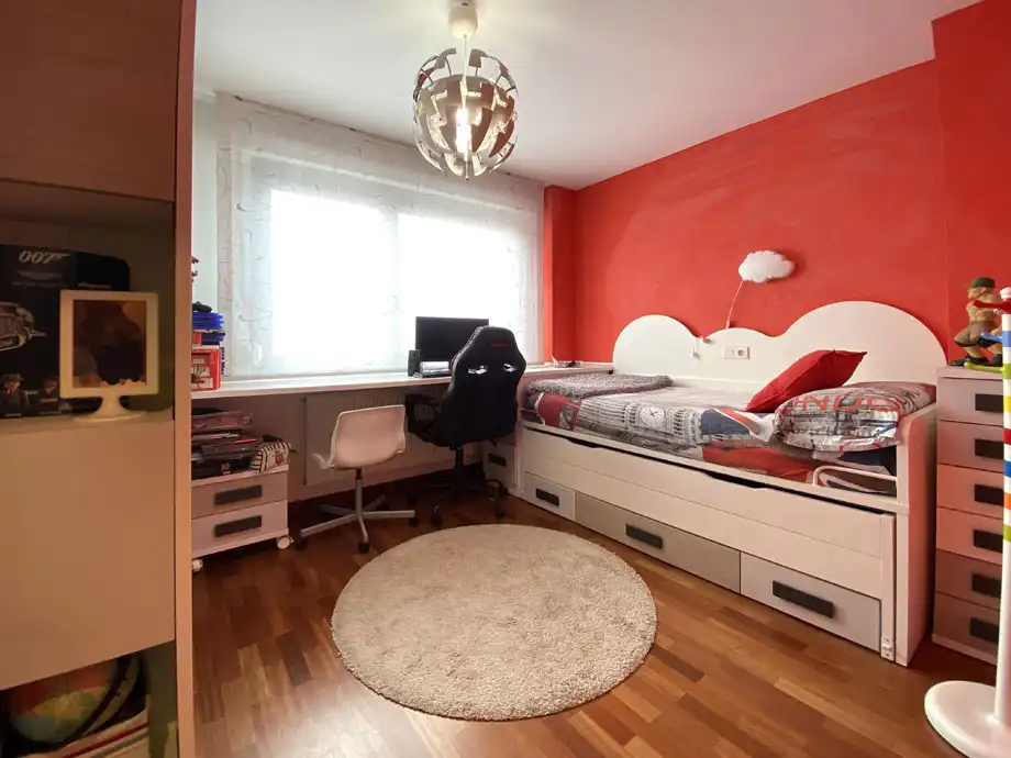 Bedroom of Flat for sale in Vitoria - Gasteiz  with Heating, Parquet flooring and Terrace