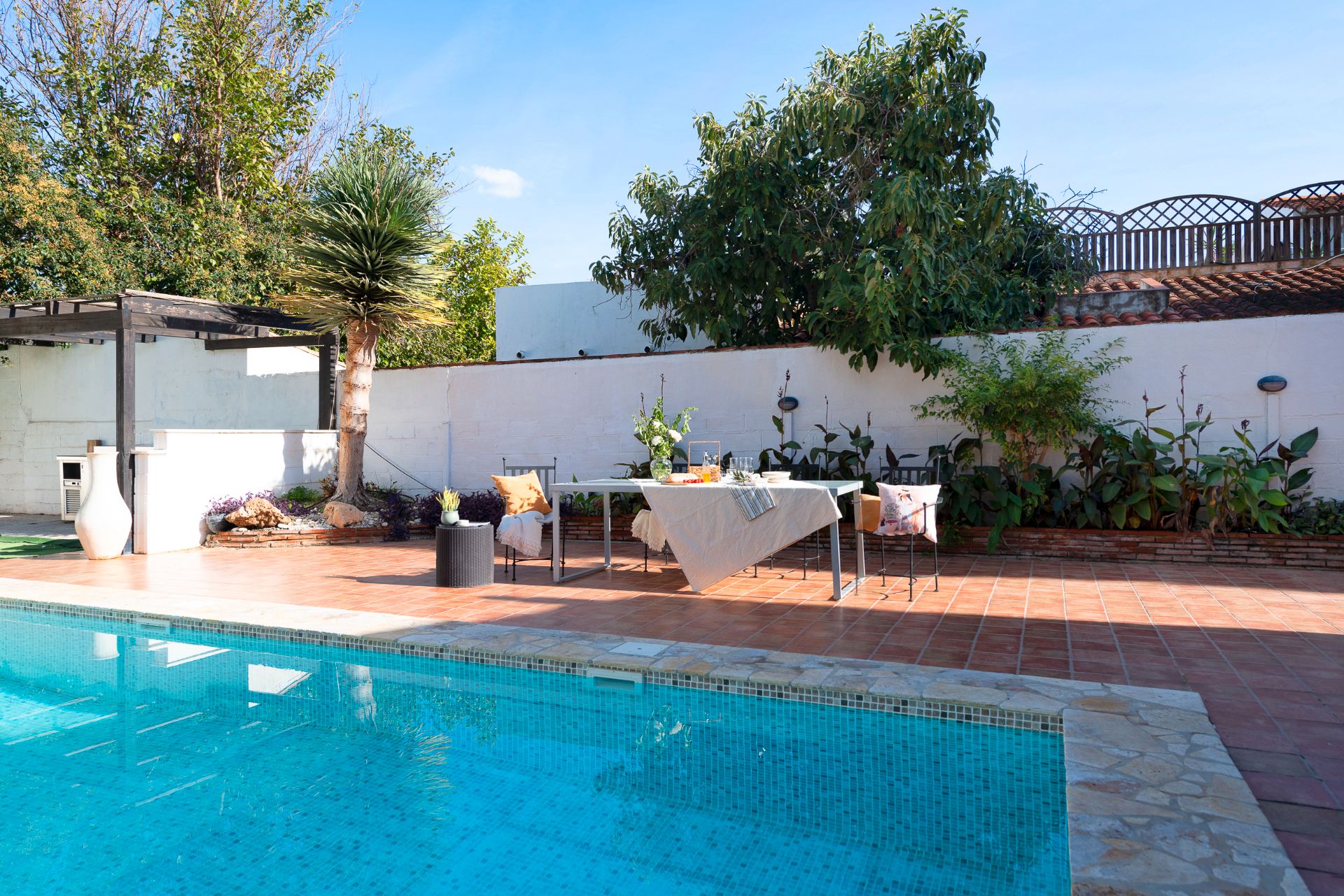 Swimming pool of House or chalet for sale in Málaga Capital  with Private garden, Terrace and Swimming Pool