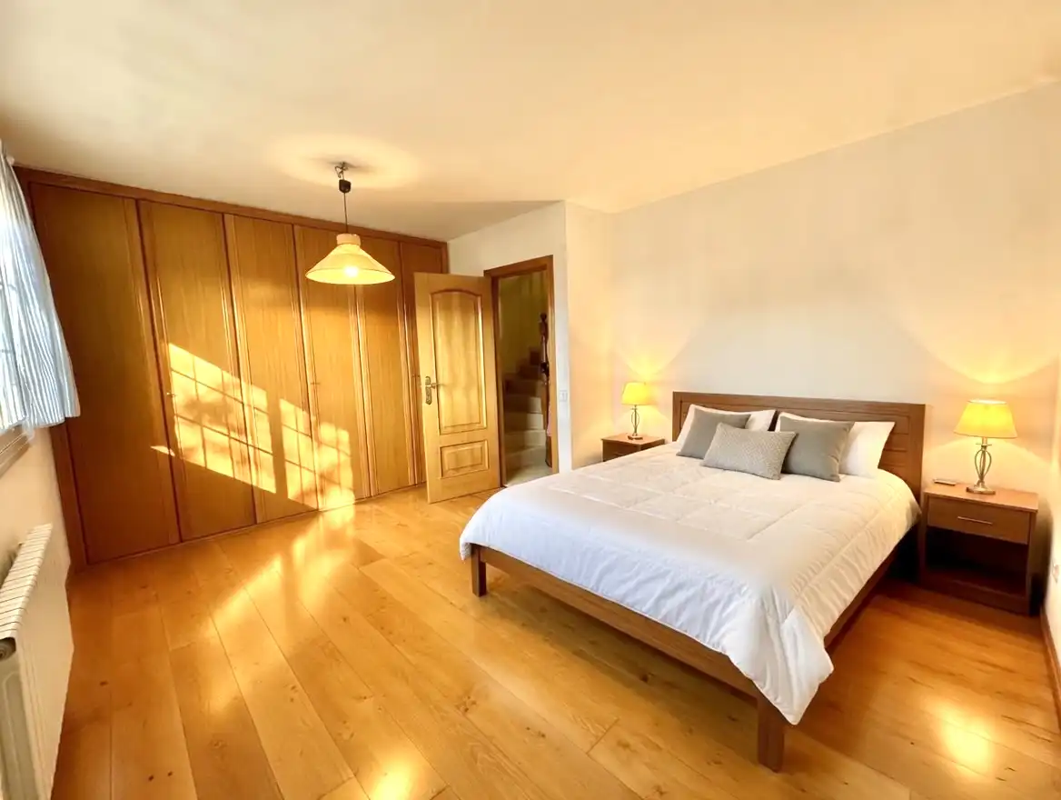 Habitación de Casa adosada en venta en Sant Joan Despí con Aire acondicionado, Calefacción y Jardín privado