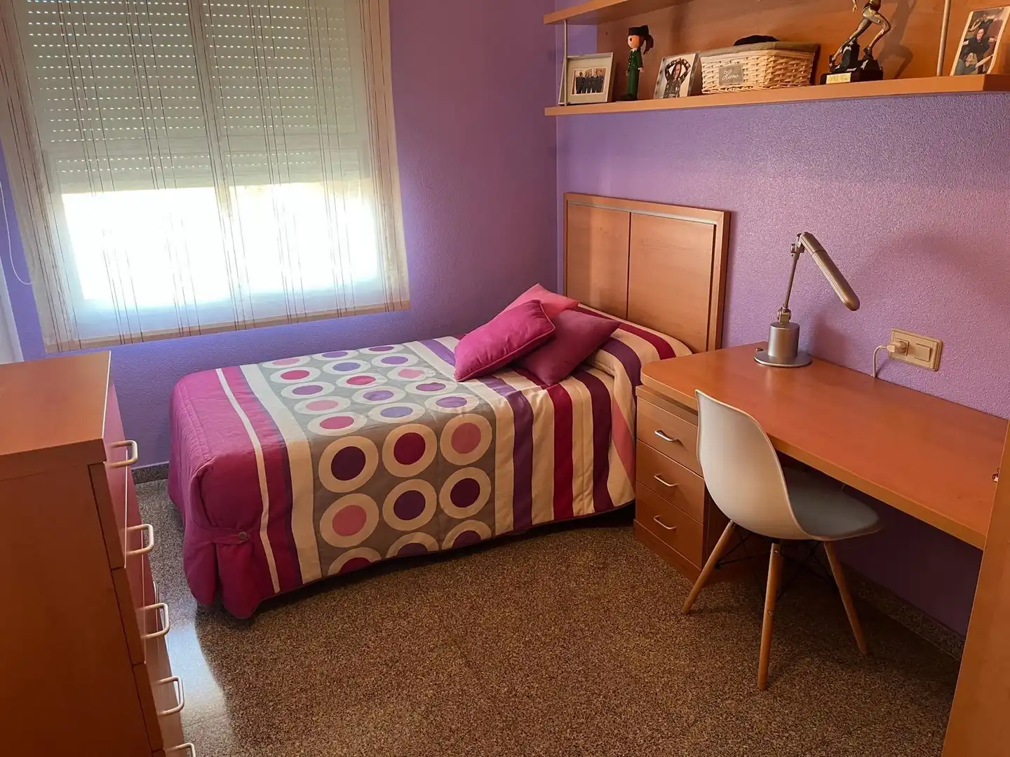 Schlafzimmer von Wohnung zur Miete in Almansa mit Heizung, Abstellraum und Möbliert