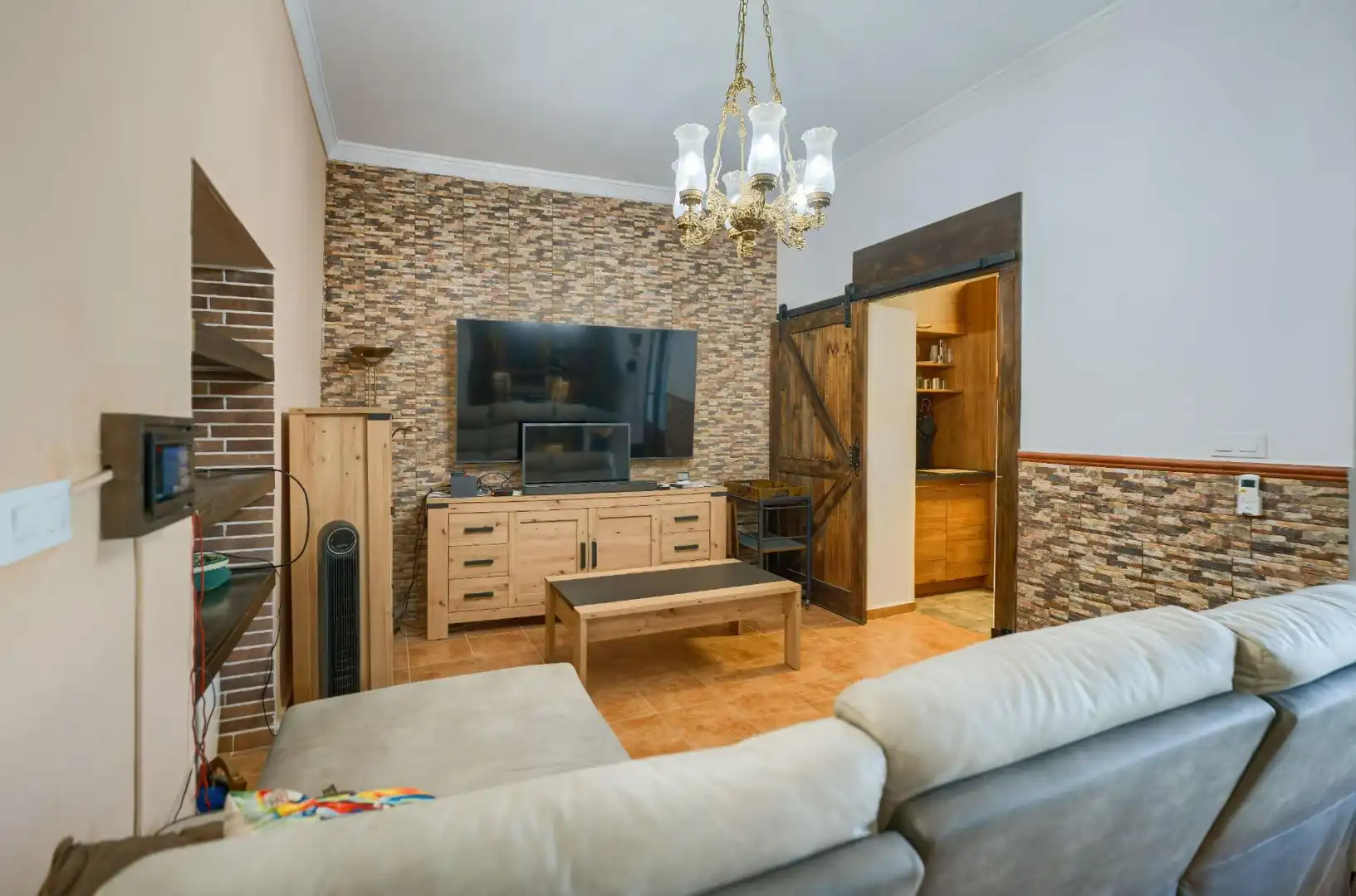 Sala d'estar de Casa o xalet en venda en Carrión de los Céspedes