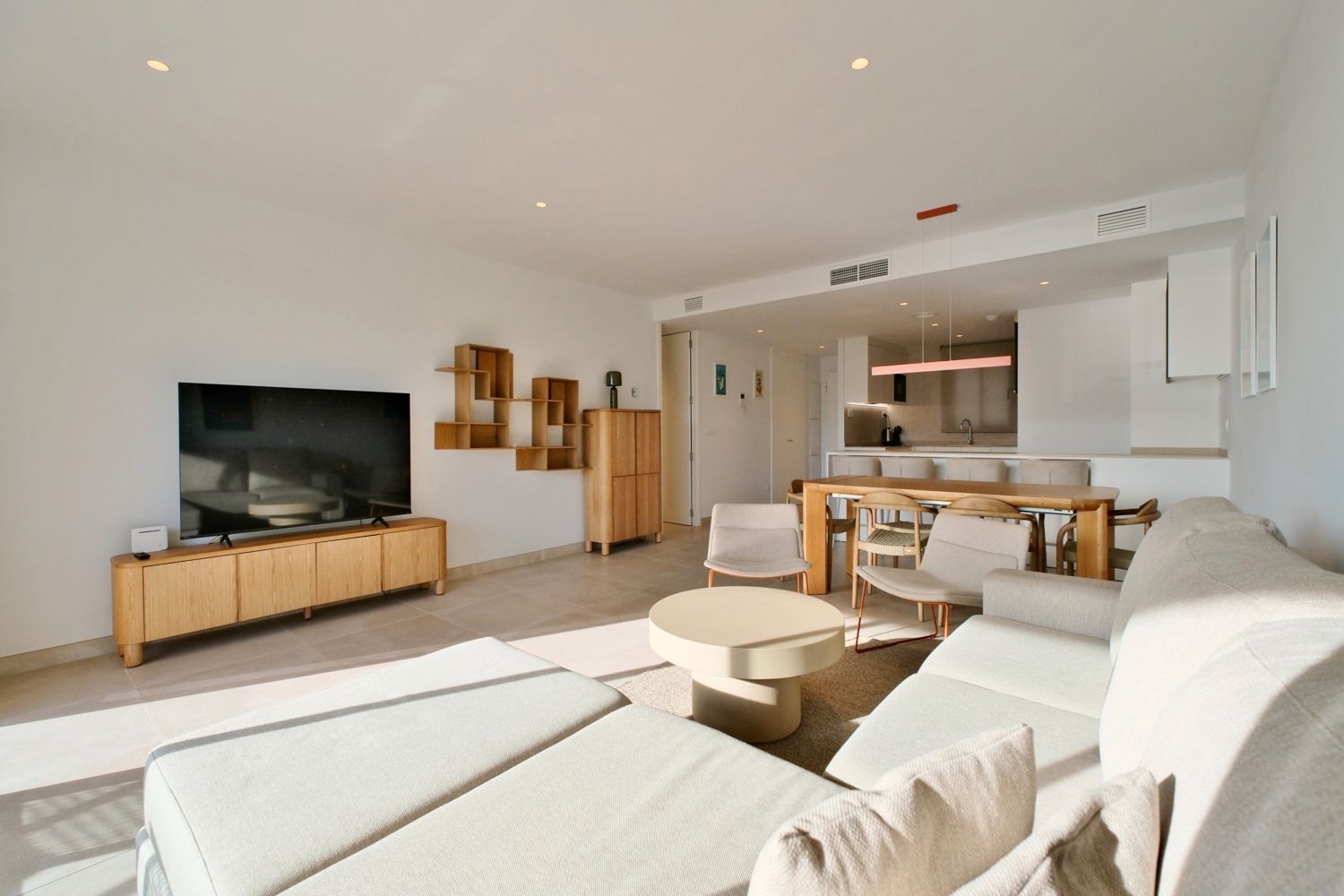 Living room of Apartment to rent in Sagunto / Sagunt  with Air Conditioner, Heating and Private garden