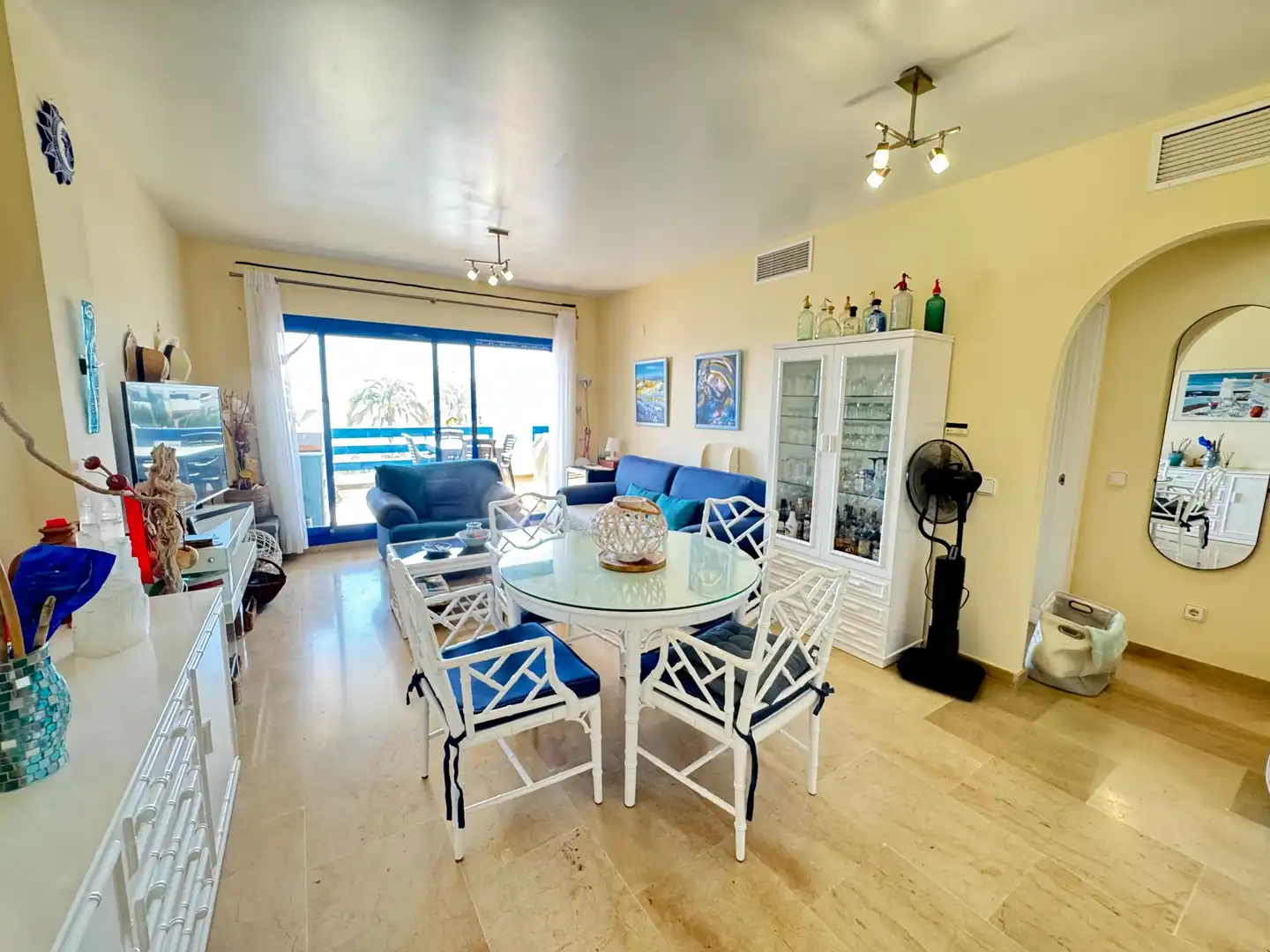 Dining room of Apartments for sale in Manilva  with Air Conditioner, Heating and Terrace