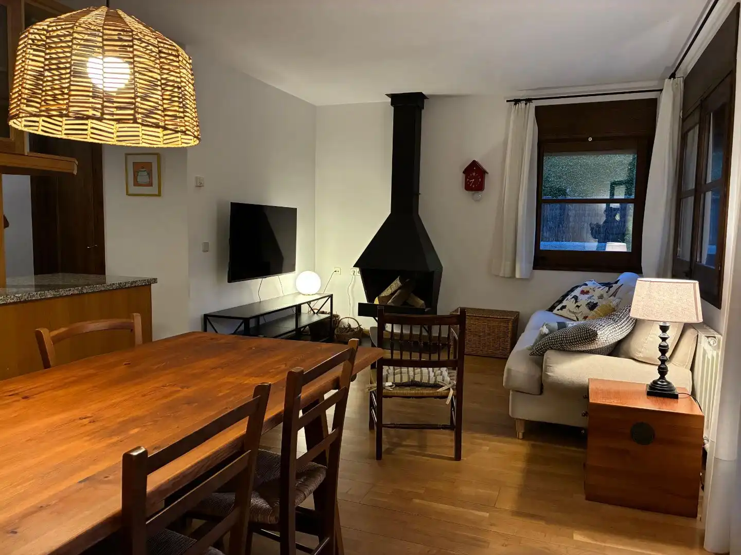 Wohnzimmer von Wohnungen zur Miete in Llívia mit Terrasse