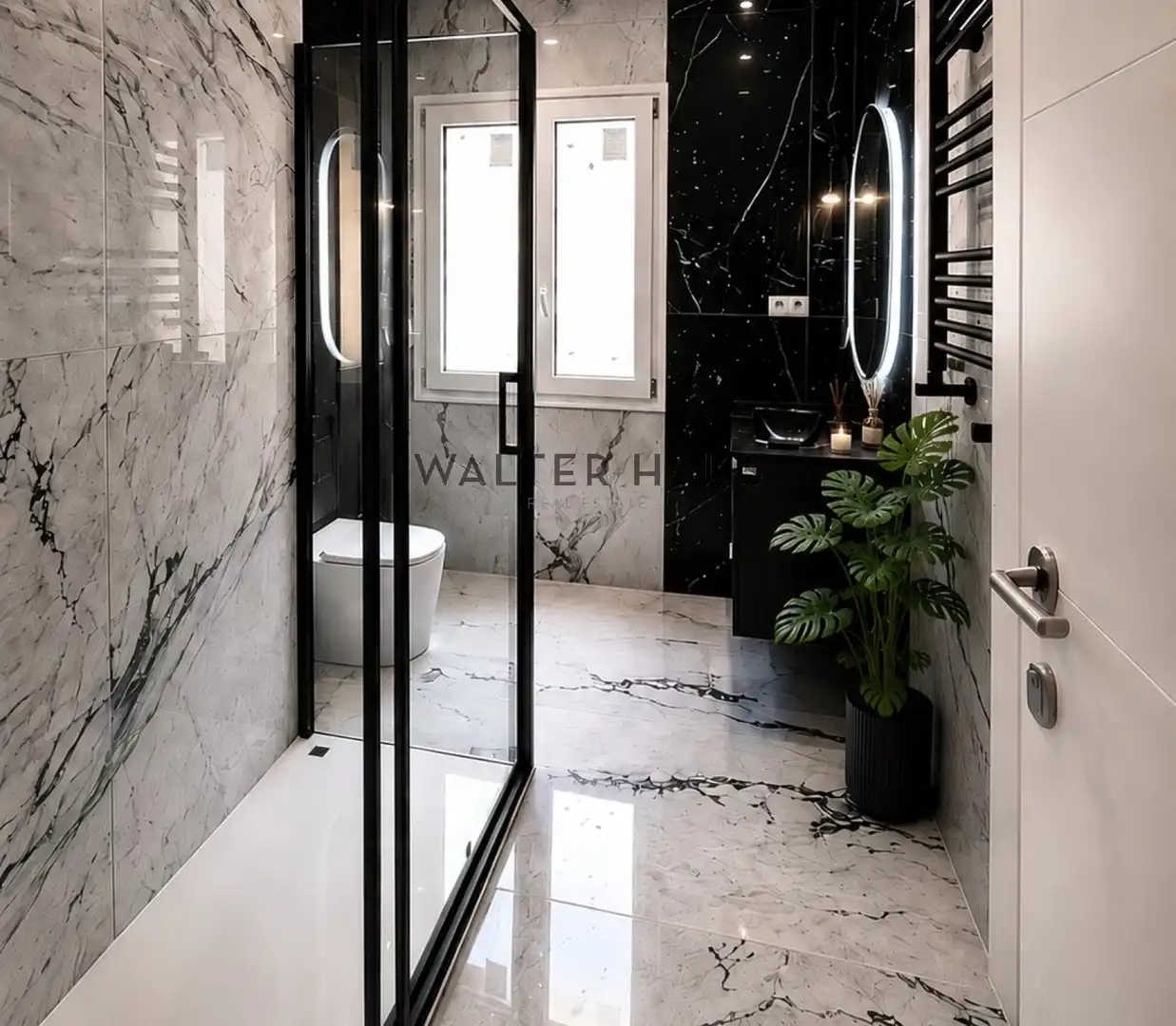 Bathroom of Flat for rent in Madrid  with Air Conditioner, Heating and Storage room