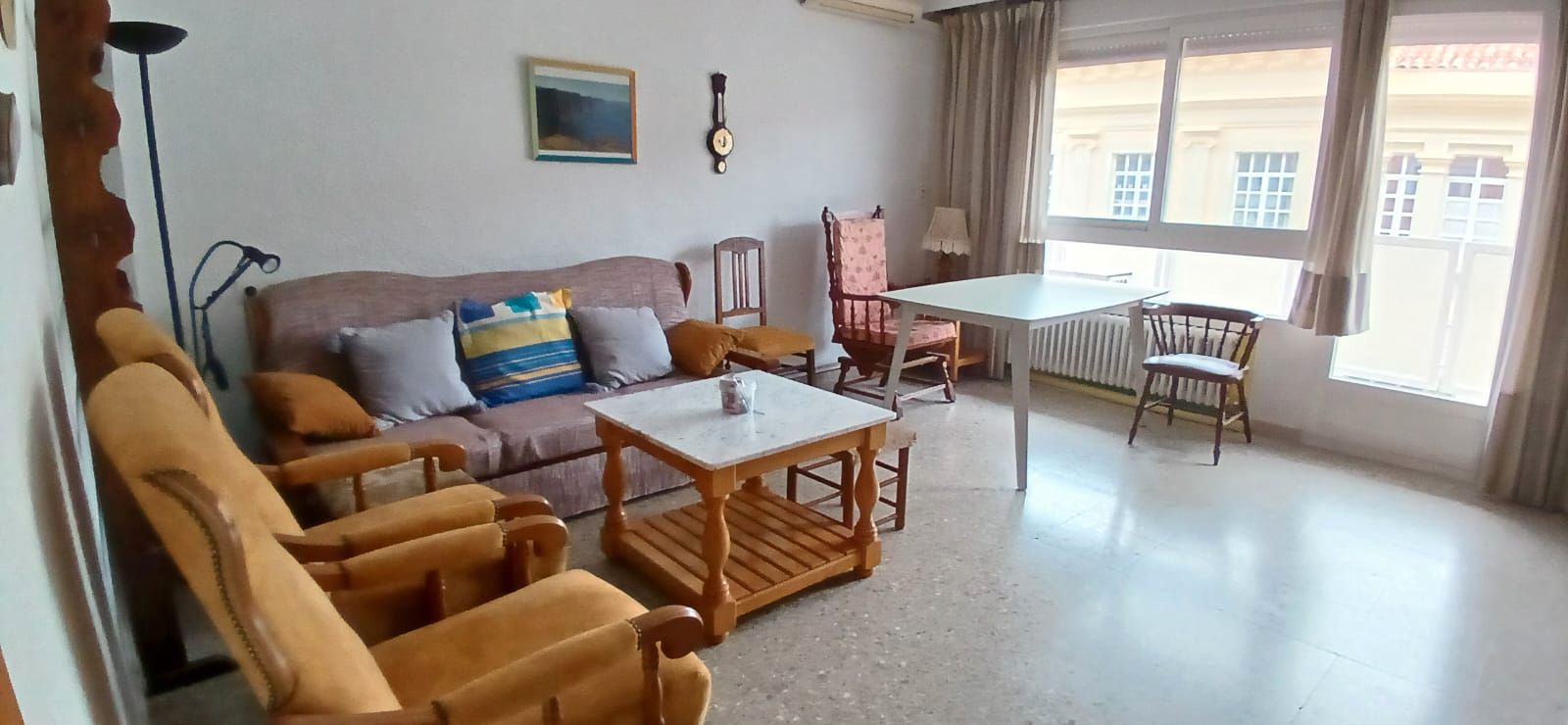 Living room of Flat to rent in  Albacete Capital  with Air Conditioner, Heating and Furnished
