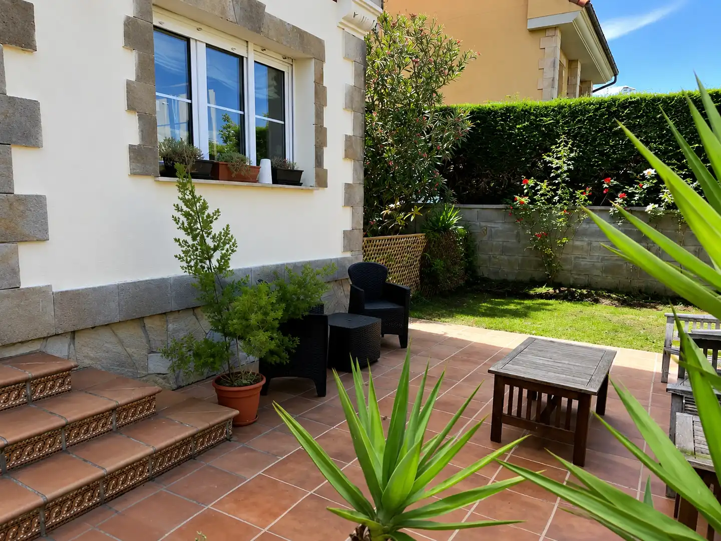 Terraza de Piso de alquiler en Piélagos con Terraza, Amueblado y Horno