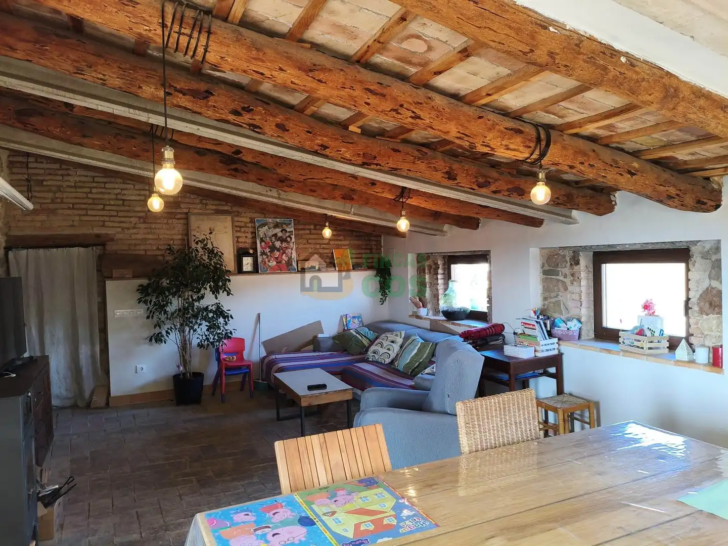 Sala de estar de Casa o chalet en venta en Òdena con Jardín privado, Terraza y Balcón