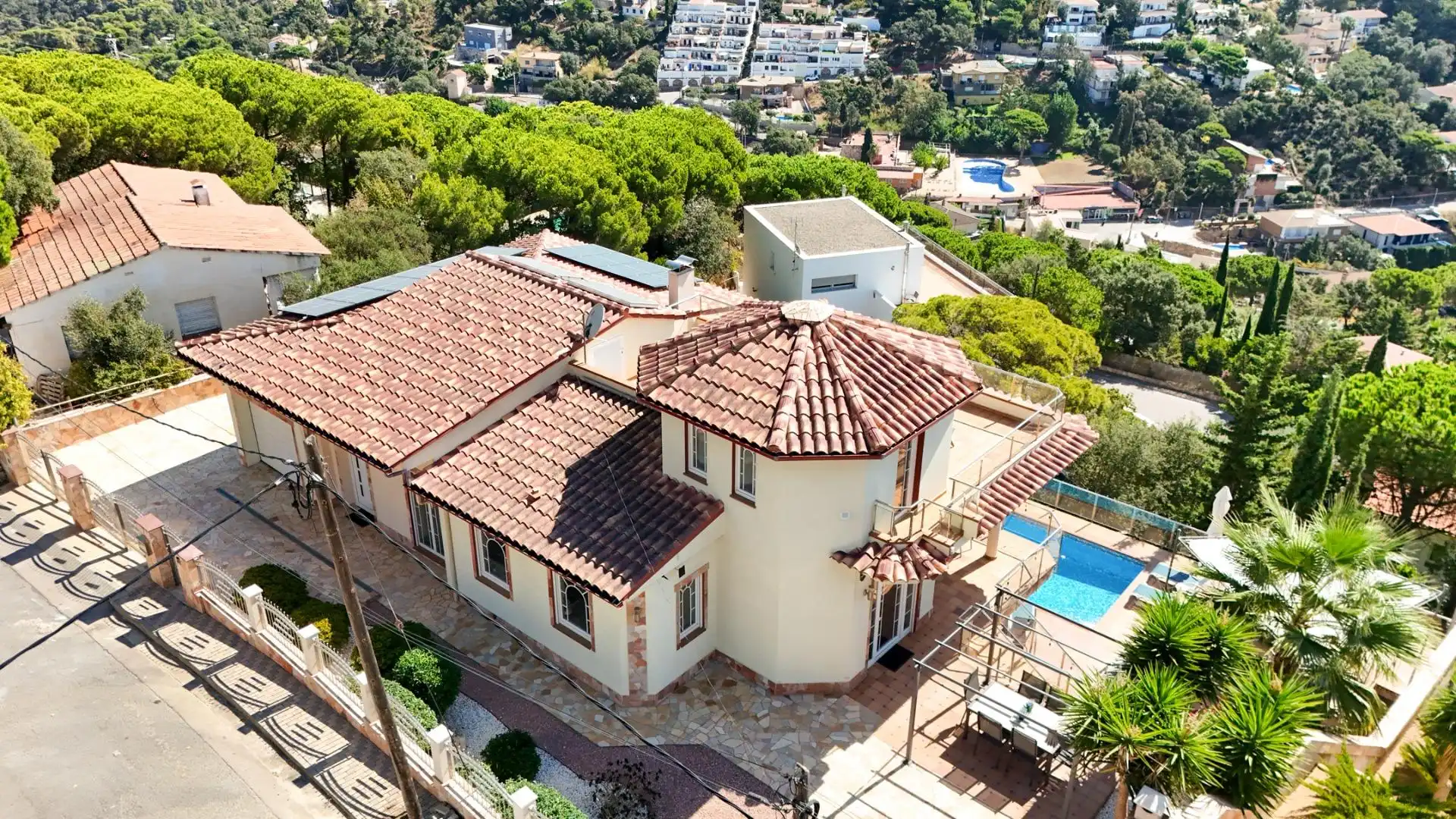 Vista exterior de Casa o chalet en venta en Lloret de Mar con Aire acondicionado, Calefacción y Jardín privado
