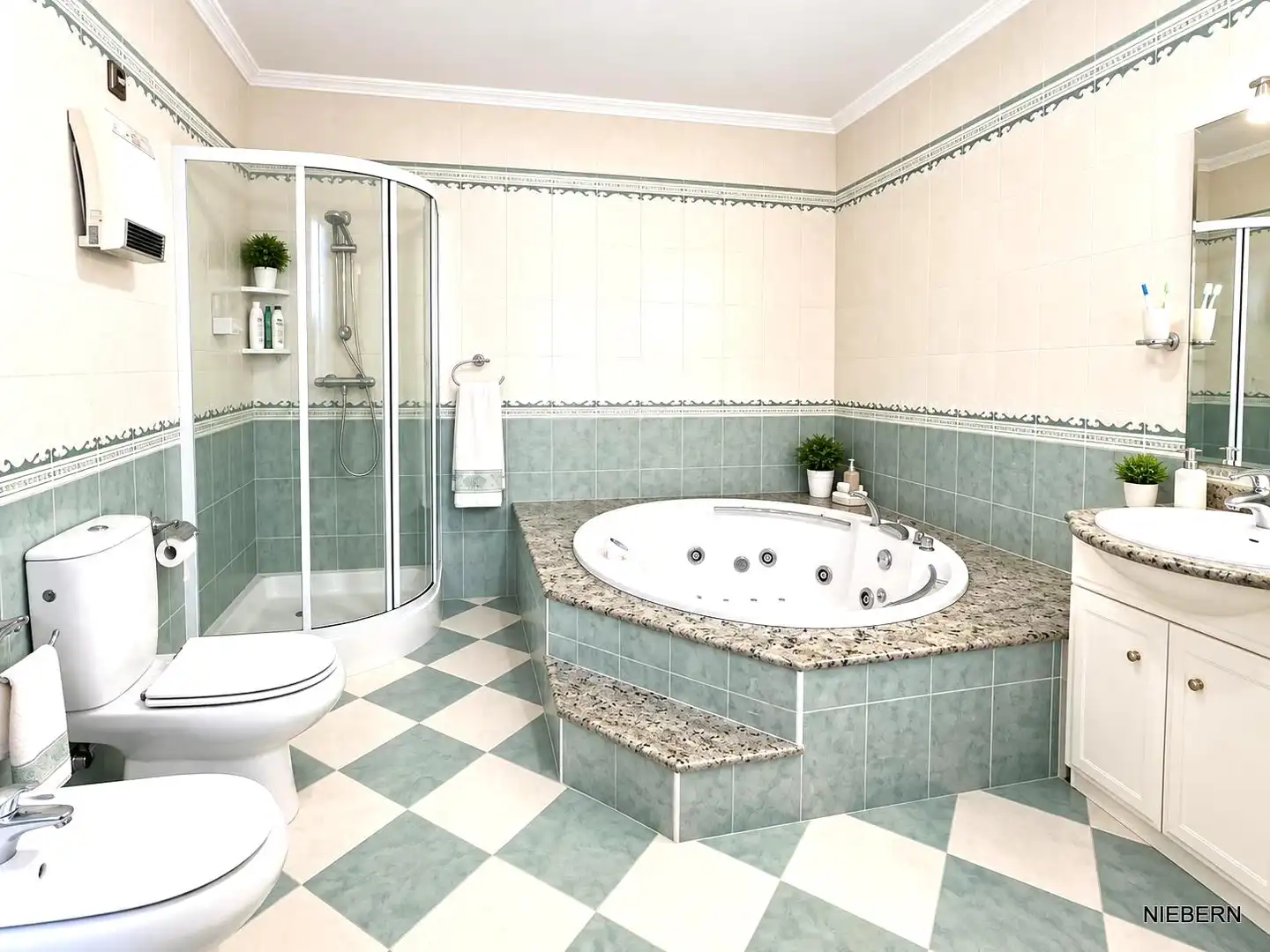 Baño de Casa o chalet en venta en Cartagena con Aire acondicionado, Jardín privado y Terraza