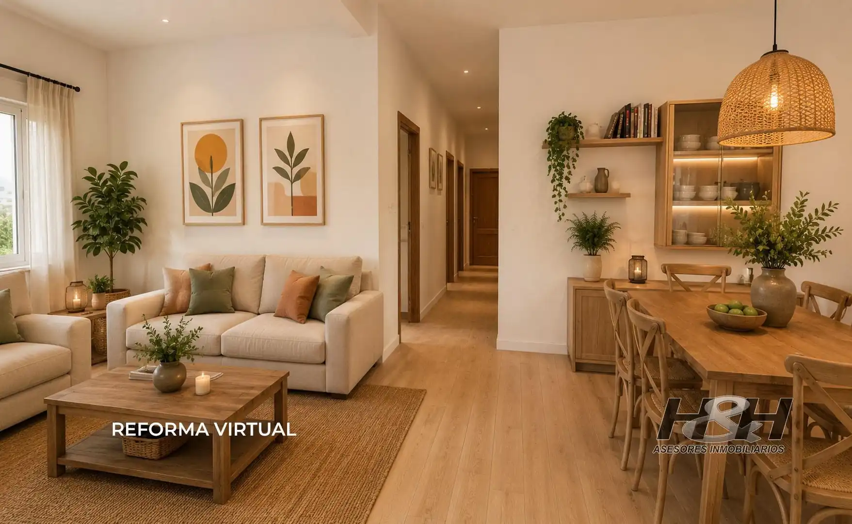 Sala d'estar de Casa o xalet en venda en Godella amb Jardí privat i Terrassa