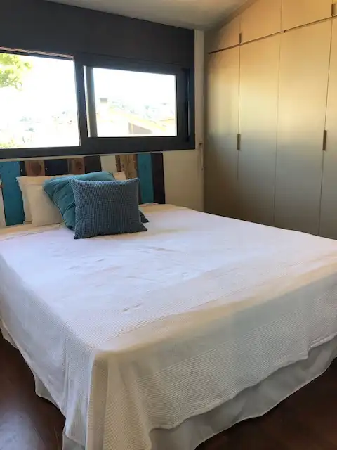 Schlafzimmer von Country house zur Miete in Sant Andreu de Llavaneres mit Heizung, Parkett und Terrasse