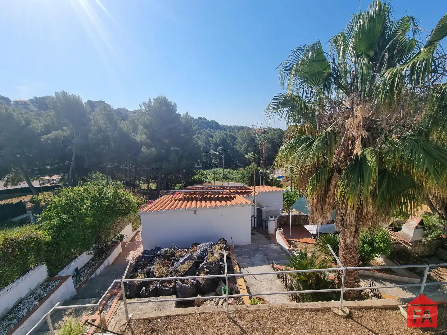 Vista exterior de Casa o chalet en venta en Bellvei con Terraza