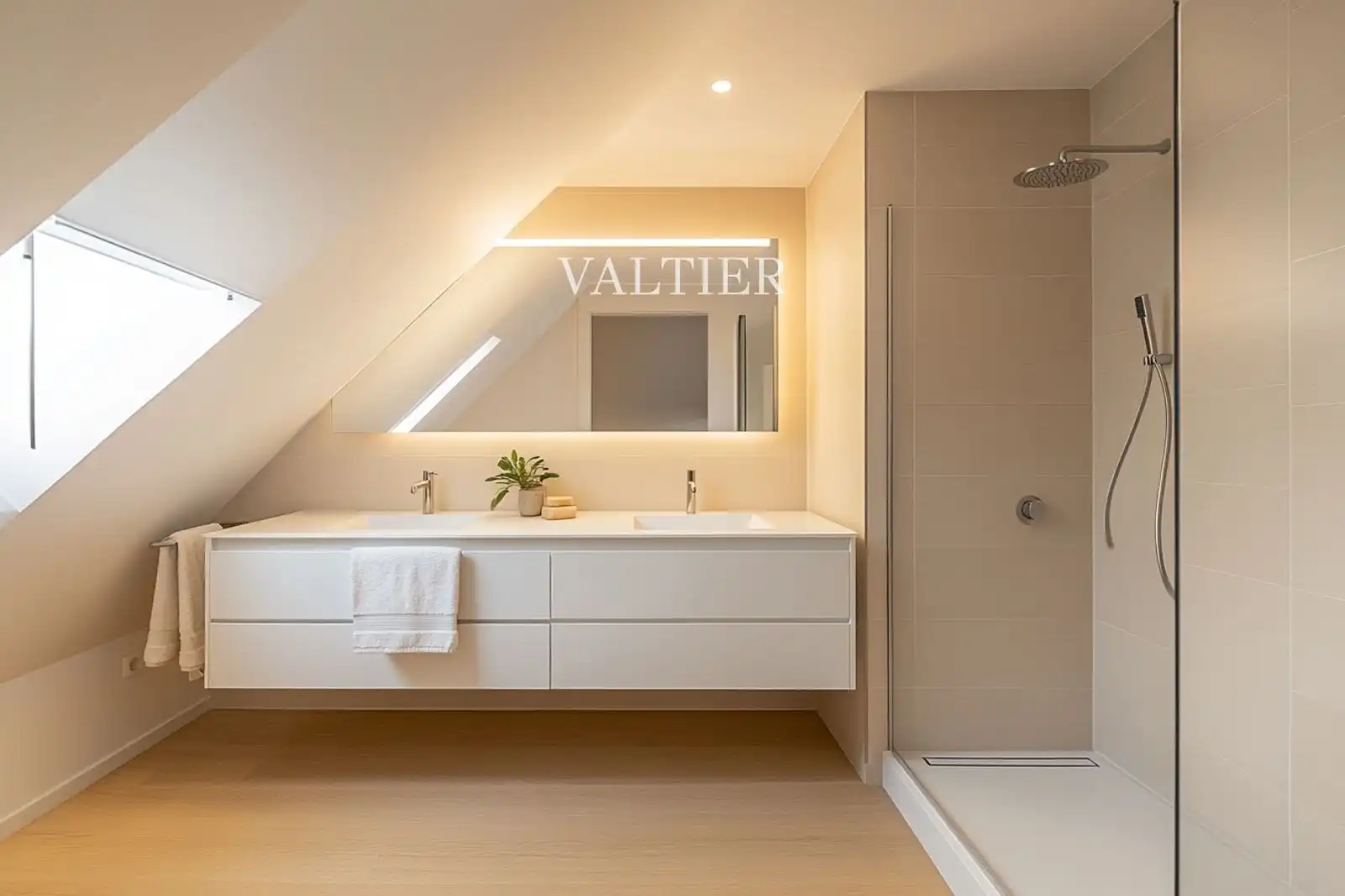 Baño de Ático en venta en Madrid con Terraza y Amueblado