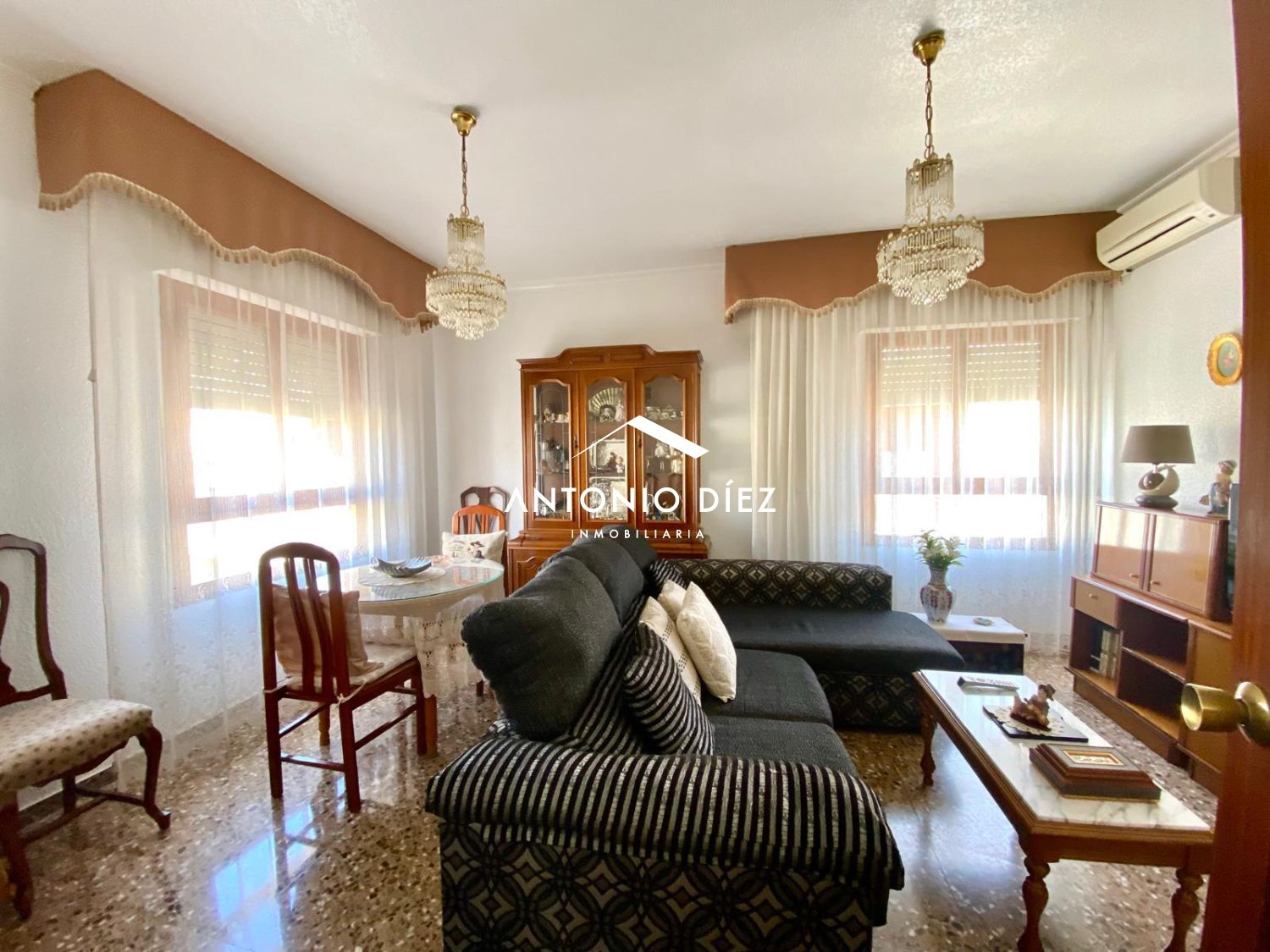 Living room of Flat for sale in Aspe  with Air Conditioner, Heating and Balcony