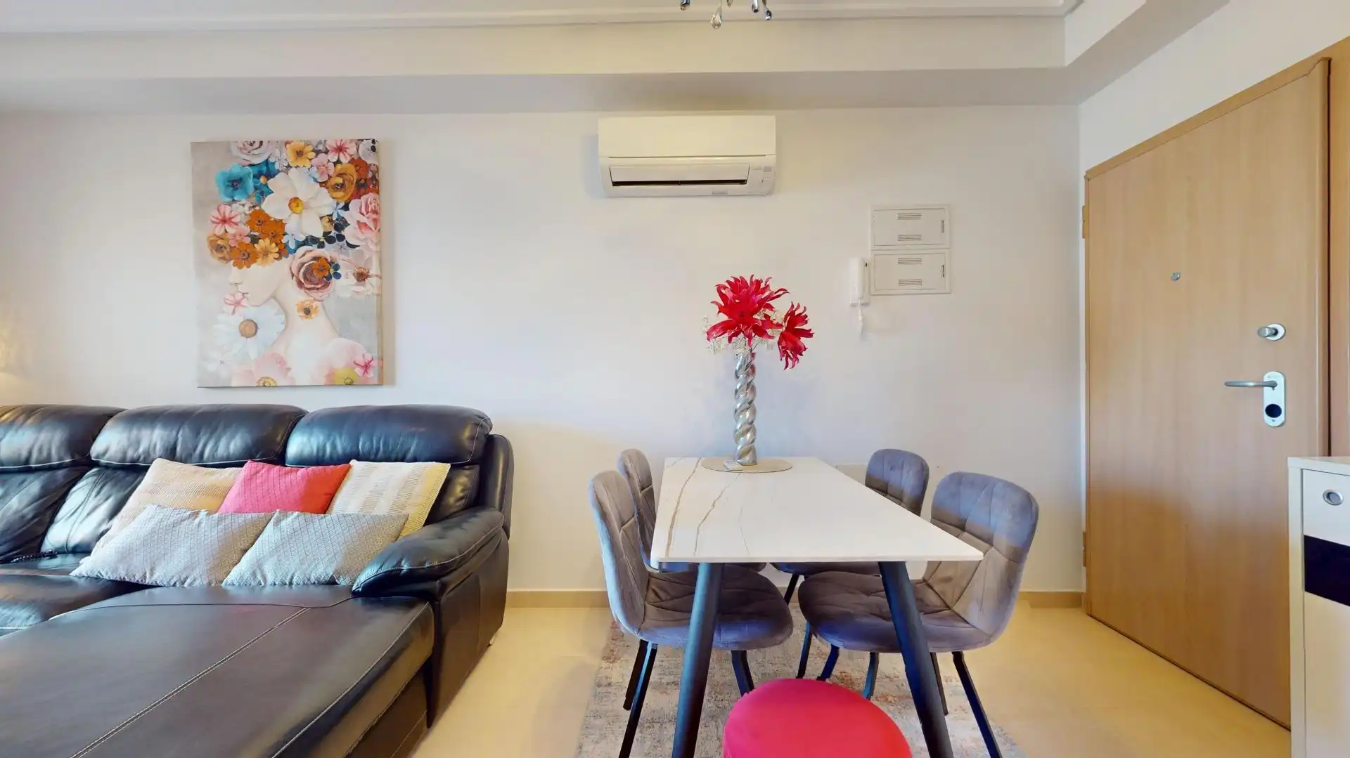 Sala de estar de Ático en venta en Pilar de la Horadada con Aire acondicionado, Terraza y Amueblado