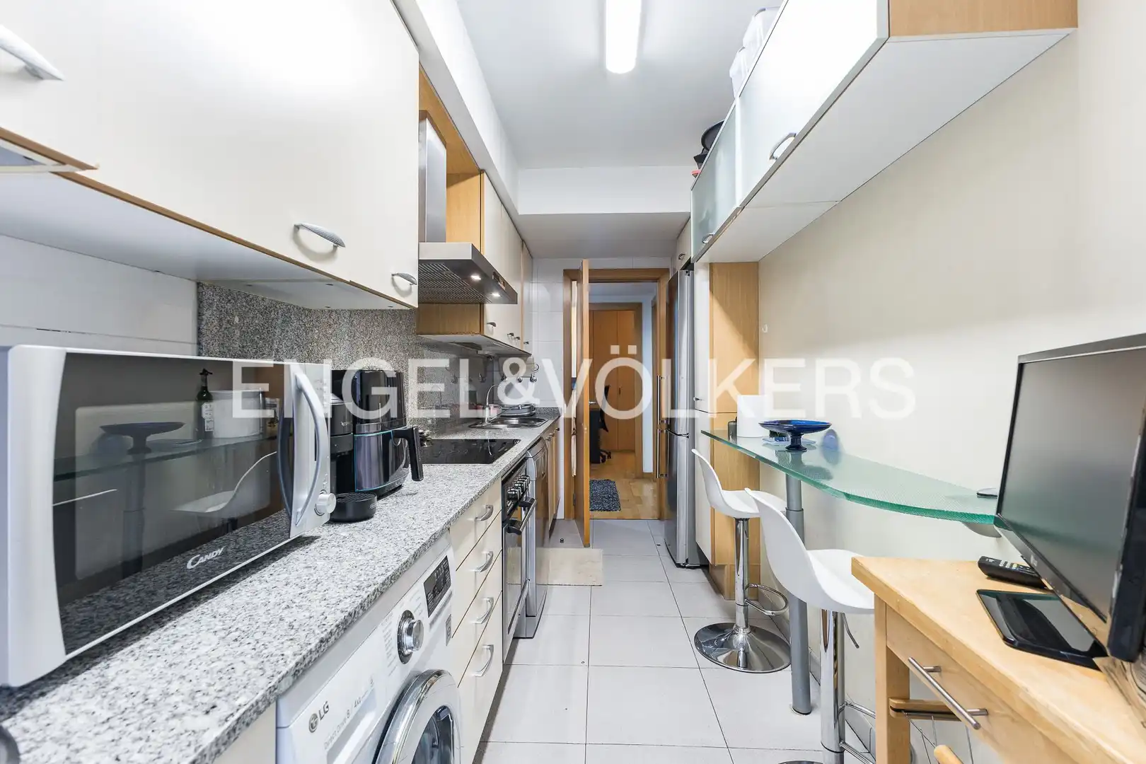 Kitchen of Flat for sale in Sabadell  with Air Conditioner, Heating and Parquet flooring