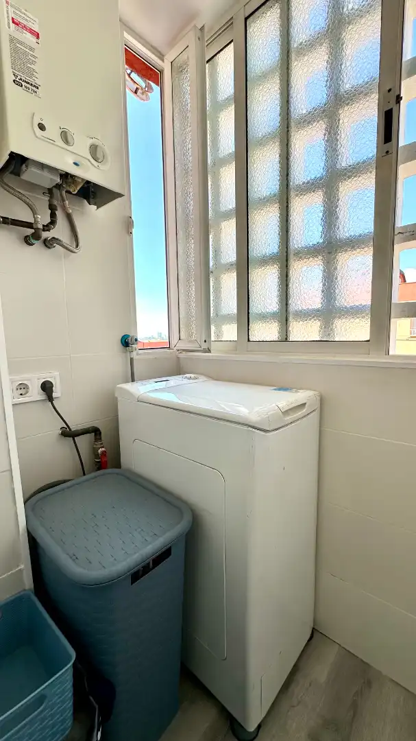Balcony of Attic for sale in Badalona  with Air Conditioner, Heating and Parquet flooring