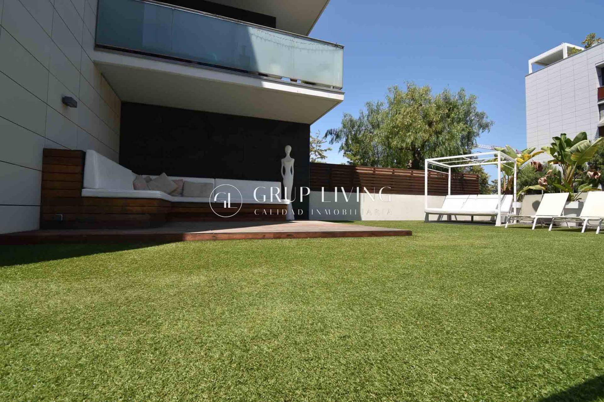 Terrace of Flat for sale in Sitges  with Air Conditioner, Heating and Private garden