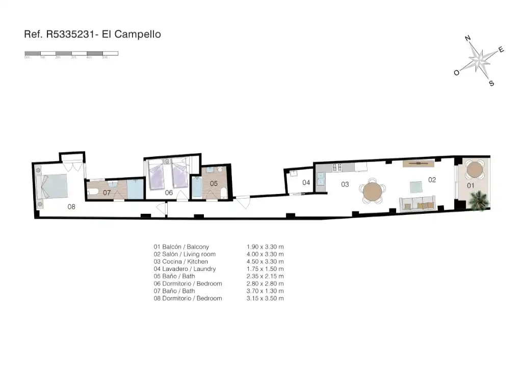 Ground floor for sale in El Campello  with Air Conditioner