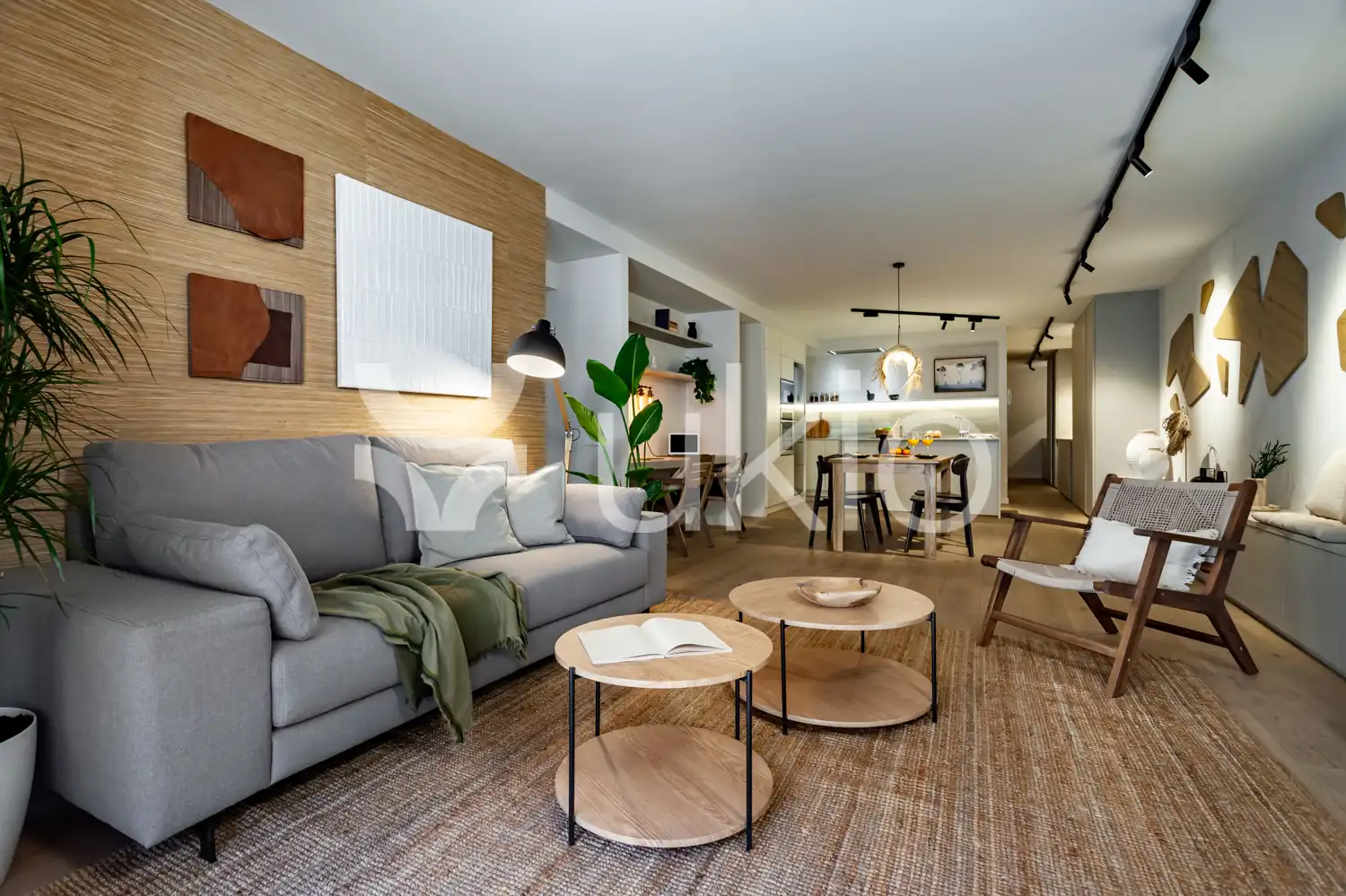 Sala d'estar de Apartament de lloguer en Barcelona amb Aire condicionat, Calefacció i Terrassa